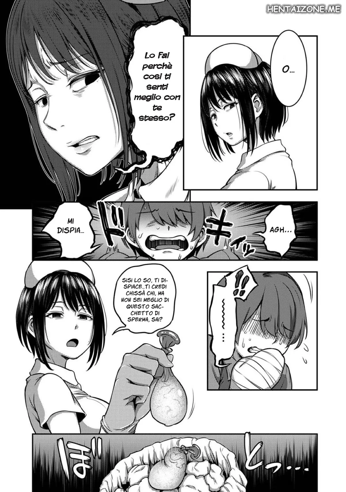 [Kameyama Shiruko] Sakusei Byoutou ~Seikaku Saiaku no Nurse shika Inai Byouin de Shasei Kanri Seikatsu~ Ch. 1 Zenpen | Infermiera Malvagia (COMIC Ananga Ranga Vol. 73) [Italian] Bildnummer 24