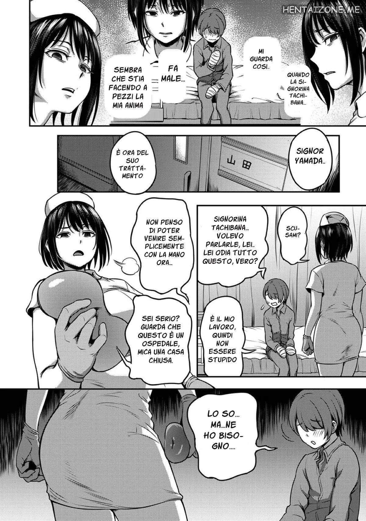 [Kameyama Shiruko] Sakusei Byoutou ~Seikaku Saiaku no Nurse shika Inai Byouin de Shasei Kanri Seikatsu~ Ch. 1 Zenpen | Infermiera Malvagia (COMIC Ananga Ranga Vol. 73) [Italian] Bildnummer 25