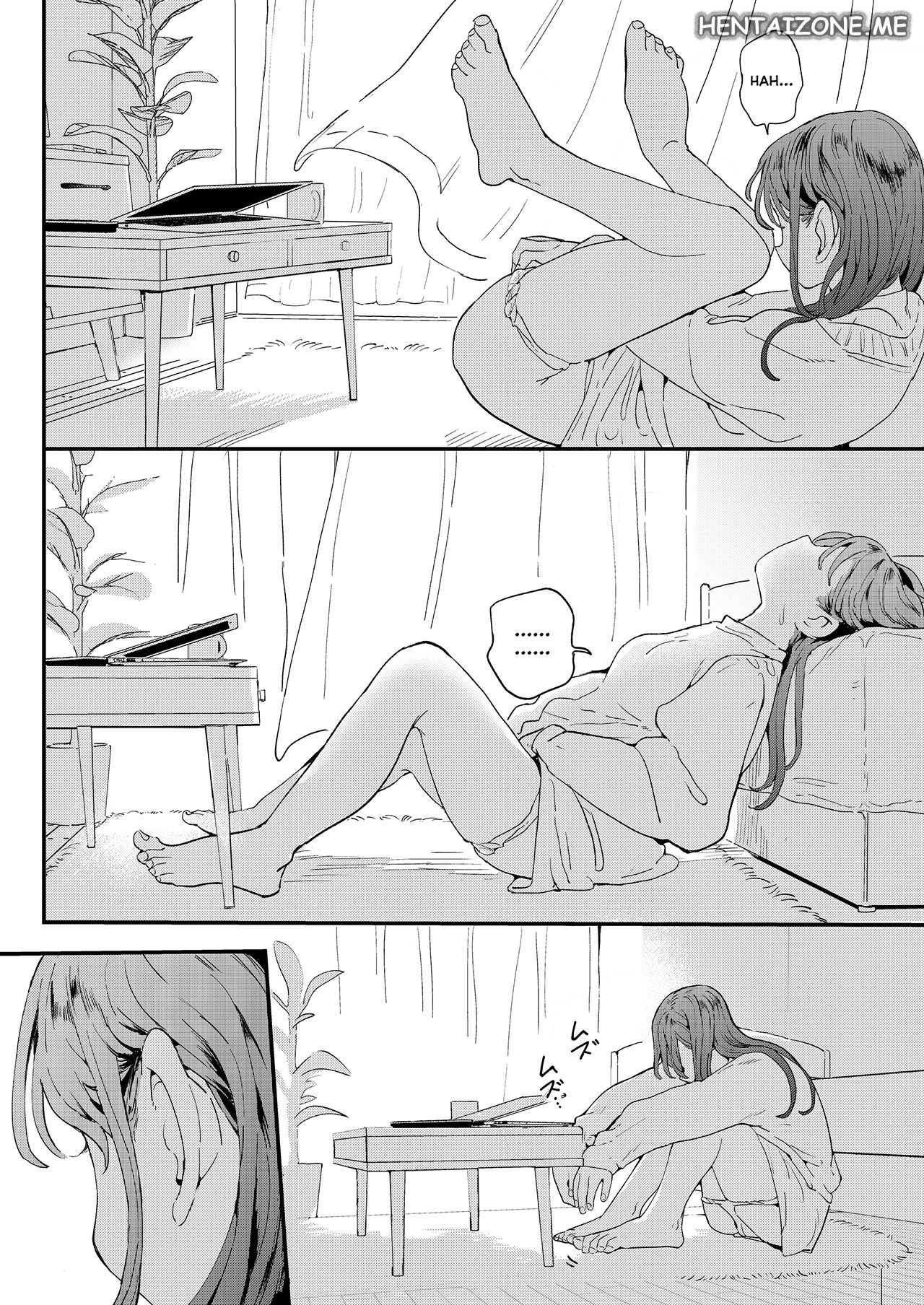 [Denbu Momo] ●●●r Chinko o Tanomitai Onee-san｜La ragazza che vuole ordinare cazzi uber [Italian] изображение № 8