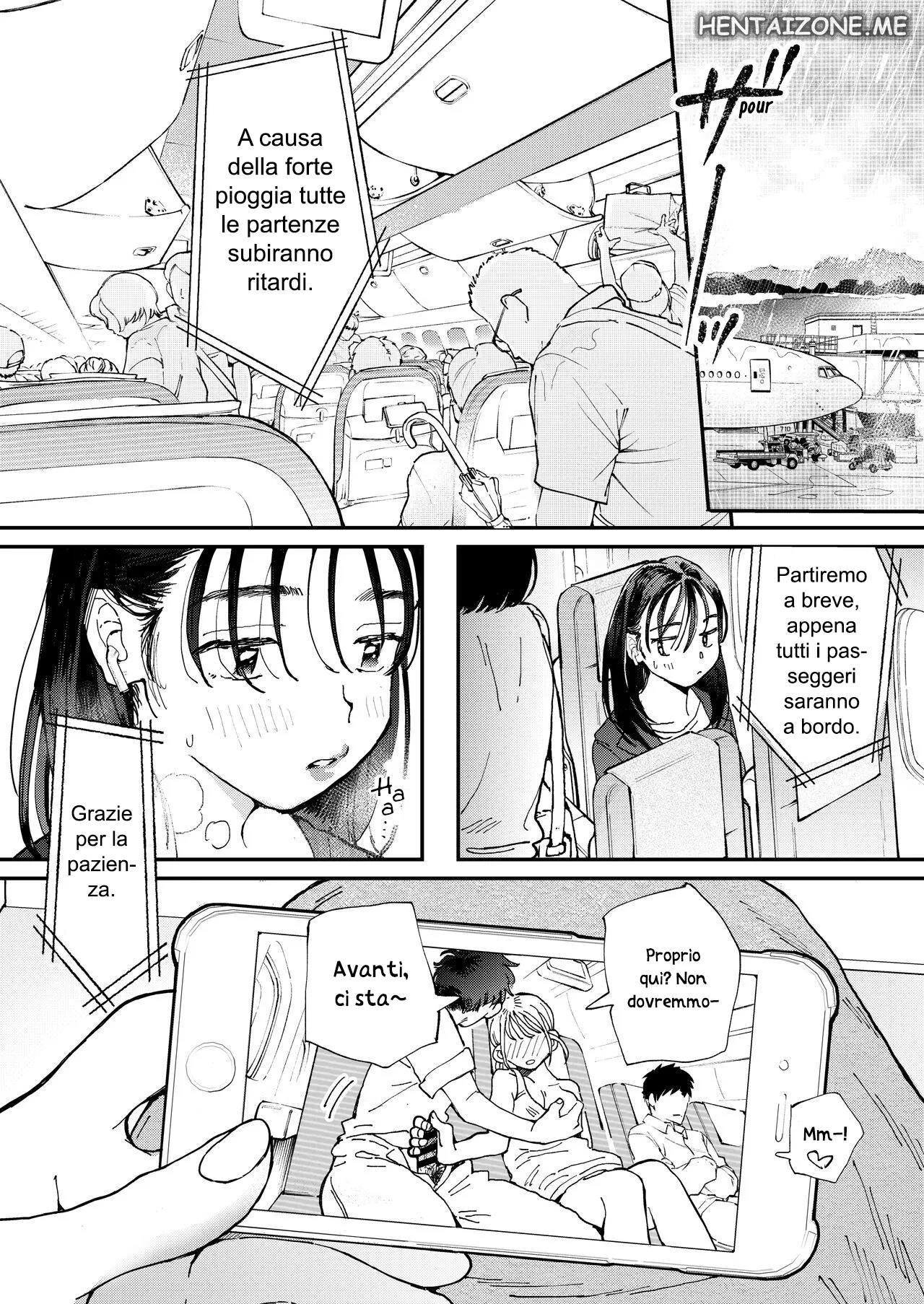 [Denbu Momo] Muramura OL-san wa Hikouki no Naka demo Seiyoku o Mitashitai | L'eccitata Ol-San anche in aereo vuole soddisfarela sua lussuria [Italian] [Digital] 이미지 번호 2