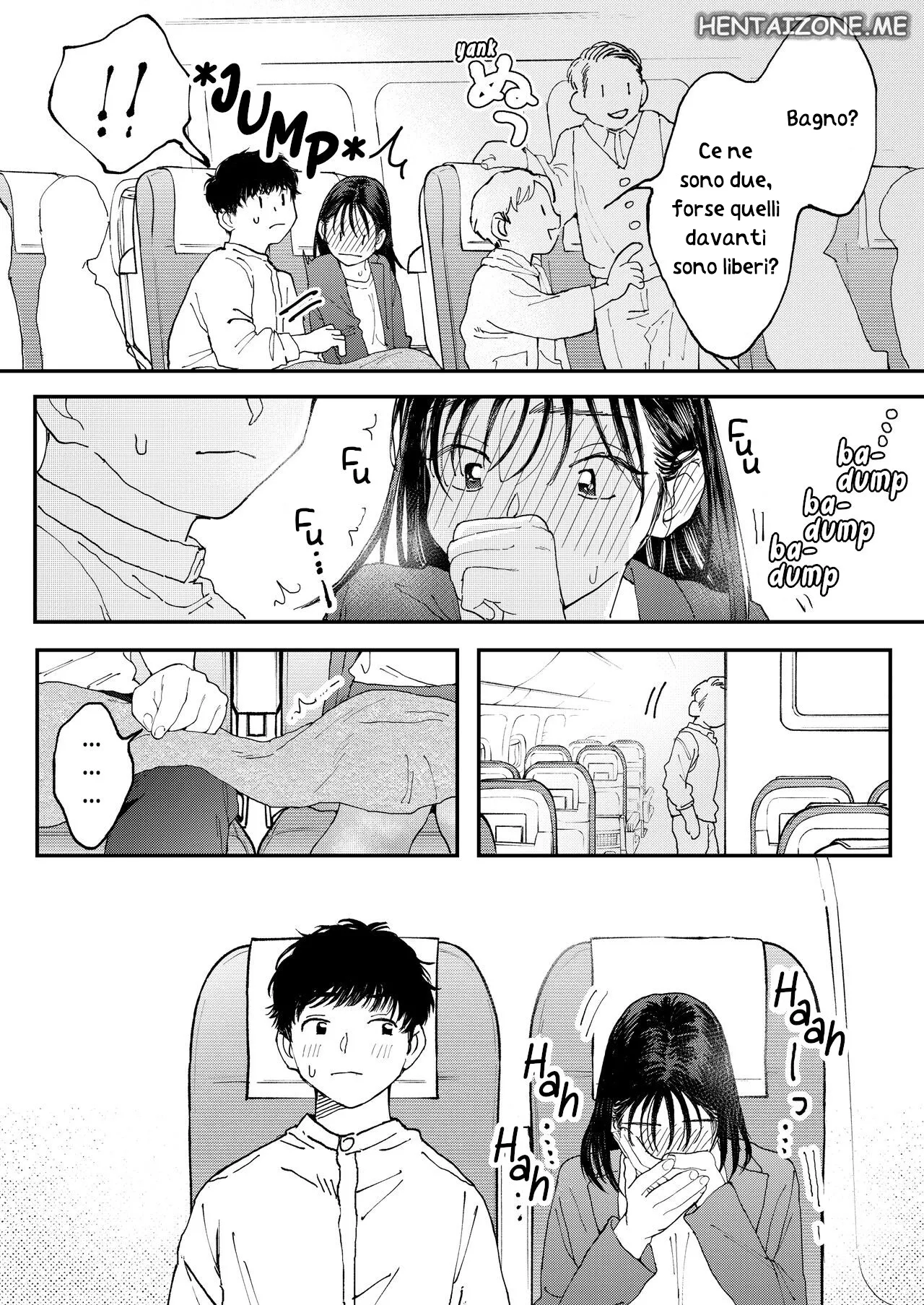 [Denbu Momo] Muramura OL-san wa Hikouki no Naka demo Seiyoku o Mitashitai | L'eccitata Ol-San anche in aereo vuole soddisfarela sua lussuria [Italian] [Digital] 이미지 번호 23