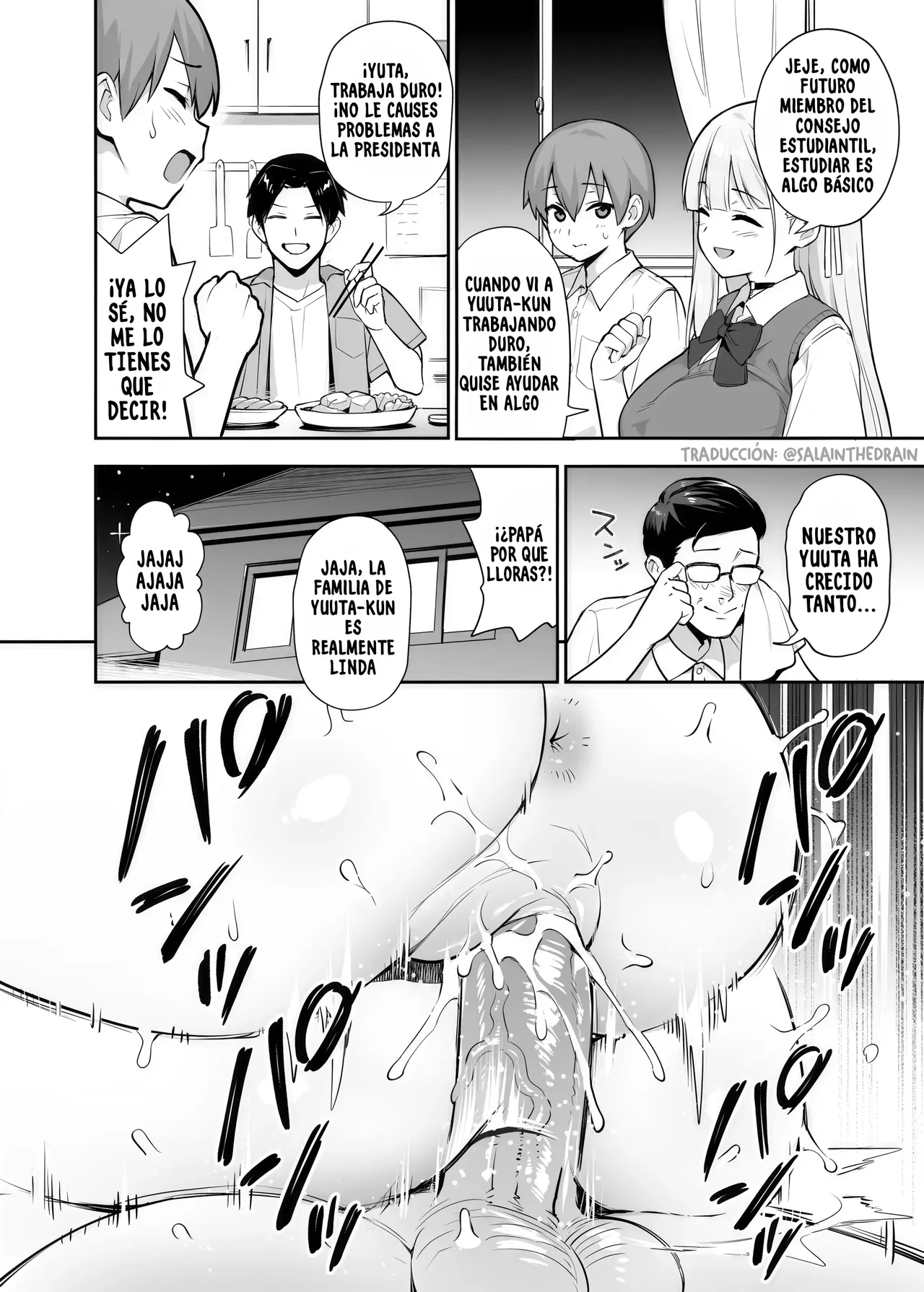 [TRY] Akogare no Seitokaichou ga Kyonyuu Sugiru Ken 2 | La Adorada Presidenta del Consejo Estudiantil con las Tetas Obscenamente Grandes 2 [Spanish] [SalaInTheDrain] [Decensored] 이미지 번호 5