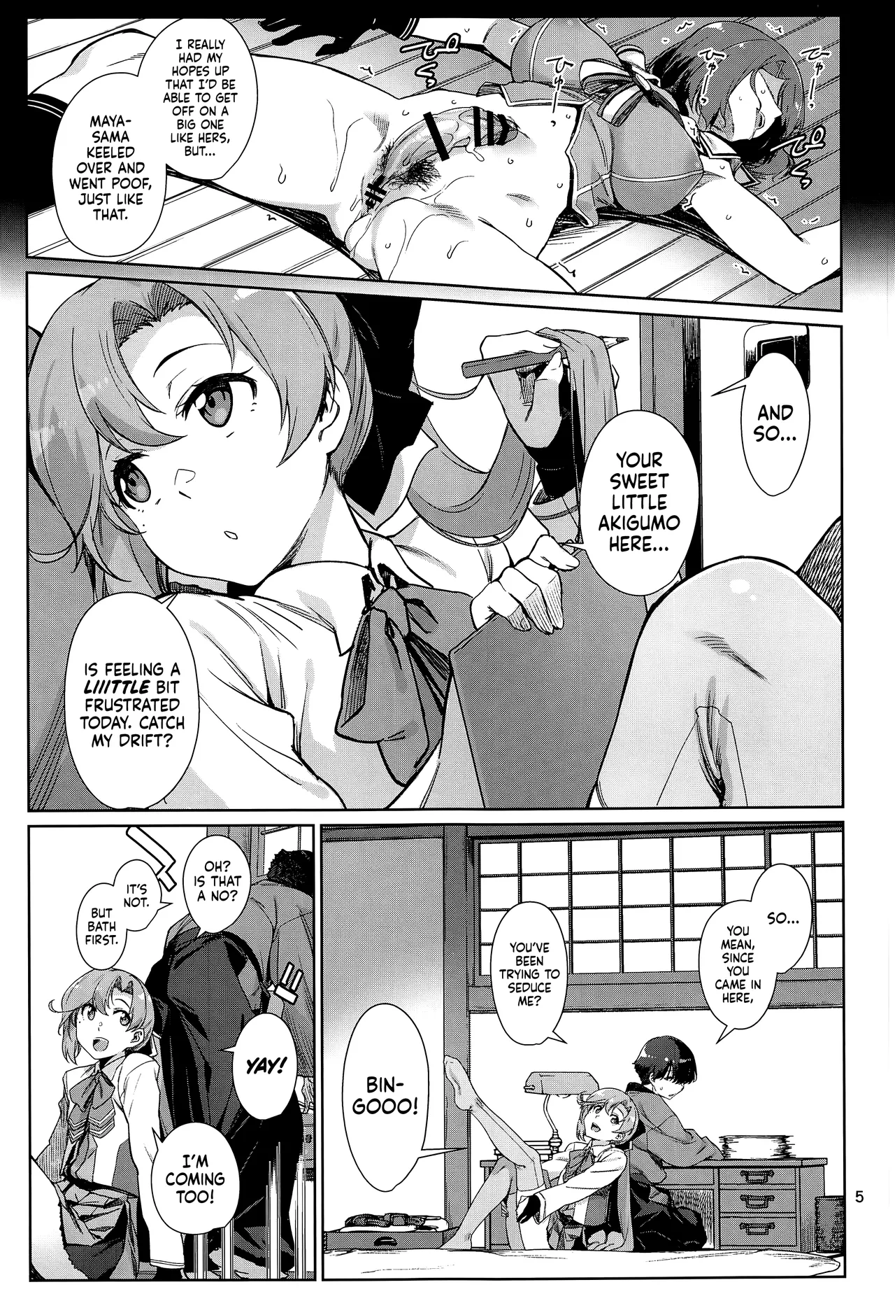 (C102) [Chotto Dake Aruyo. (Takemura Sesshu)] Kinaki Toyomu ー Calling Warble (Kantai Collection -KanColle-) [English] [head empty] 5eme image