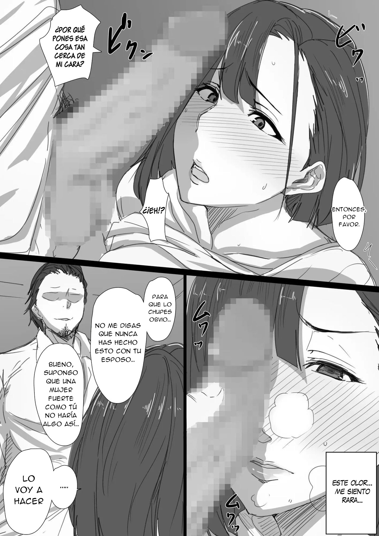 [Hari Poteto] Kouman Tsuma ga Netorarete - Charao no Kyokon ni Ochita Pride | La Infidelidad de una Esposa Orgullosa - Un Orgullo Destrozado por la Gran Verga de un Bravucón [Spanish] [New Scan Doujin] Bildnummer 14