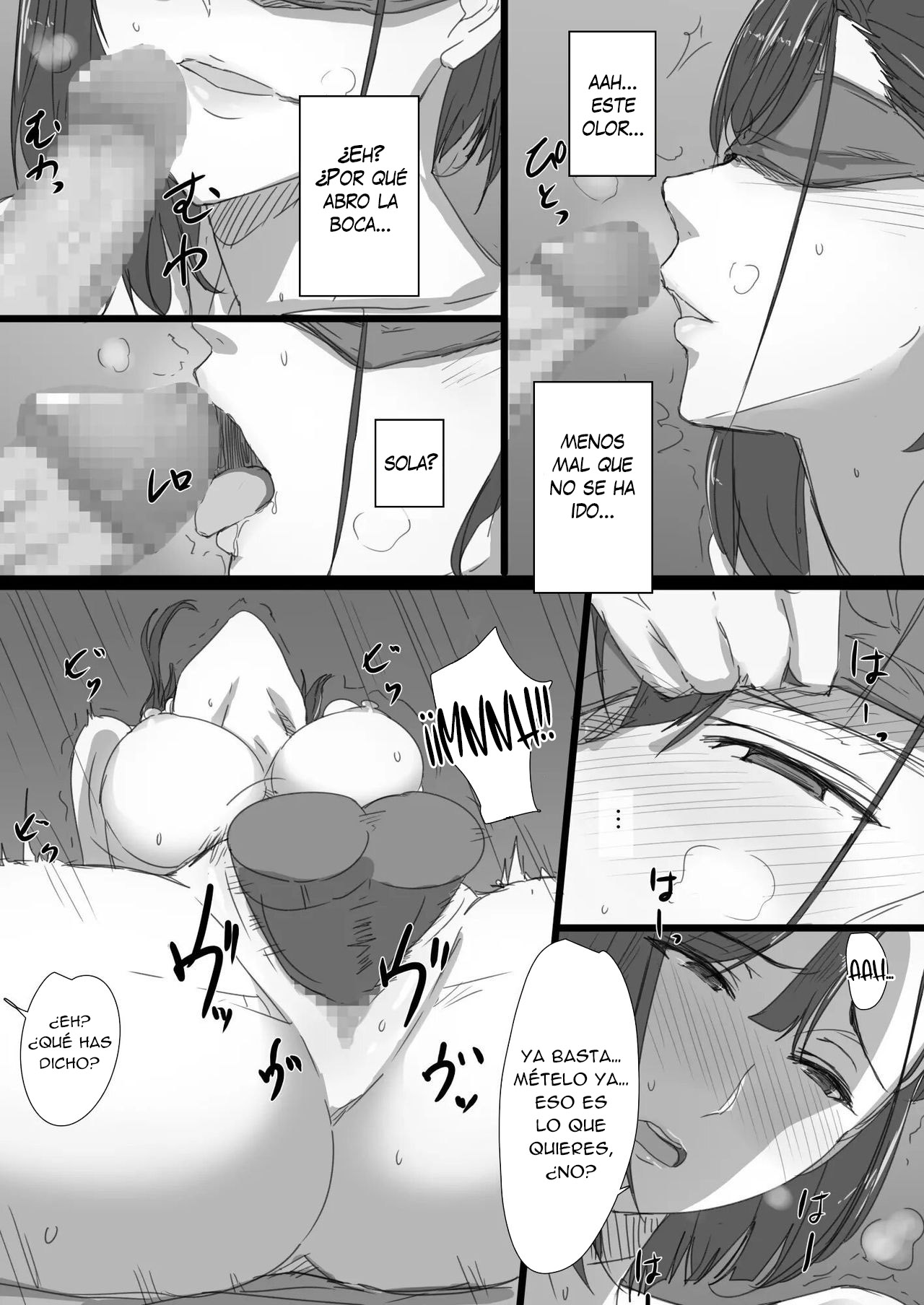 [Hari Poteto] Kouman Tsuma ga Netorarete - Charao no Kyokon ni Ochita Pride | La Infidelidad de una Esposa Orgullosa - Un Orgullo Destrozado por la Gran Verga de un Bravucón [Spanish] [New Scan Doujin] Bildnummer 37