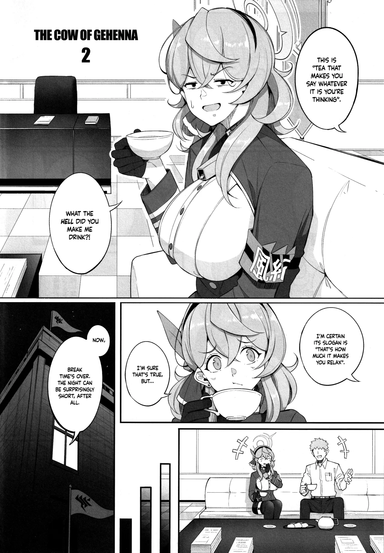 (C105) [Gessyu (Chouzetsu Bishoujo mine)] Gehenna no Meushi 2 | The Cow of Gehenna 2 (Blue Archive) [English] [Douzo Lad Translations] numero di immagine  3