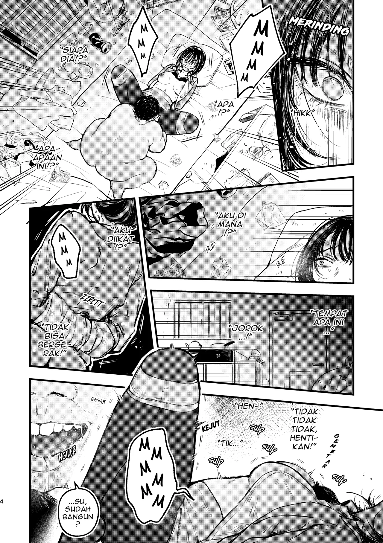 [Beans Mame (Mochiji)] Naraku no Hyouka Reitetsu OL Kankin Ryoujoku [Indonesian] [Digital] 이미지 번호 4