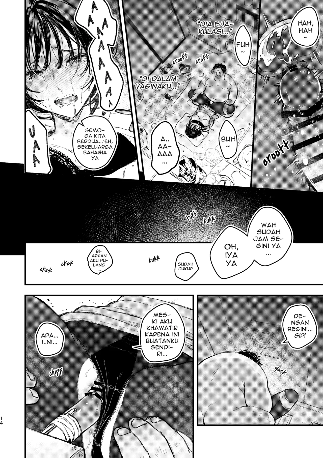 [Beans Mame (Mochiji)] Naraku no Hyouka Reitetsu OL Kankin Ryoujoku [Indonesian] [Digital] 이미지 번호 14