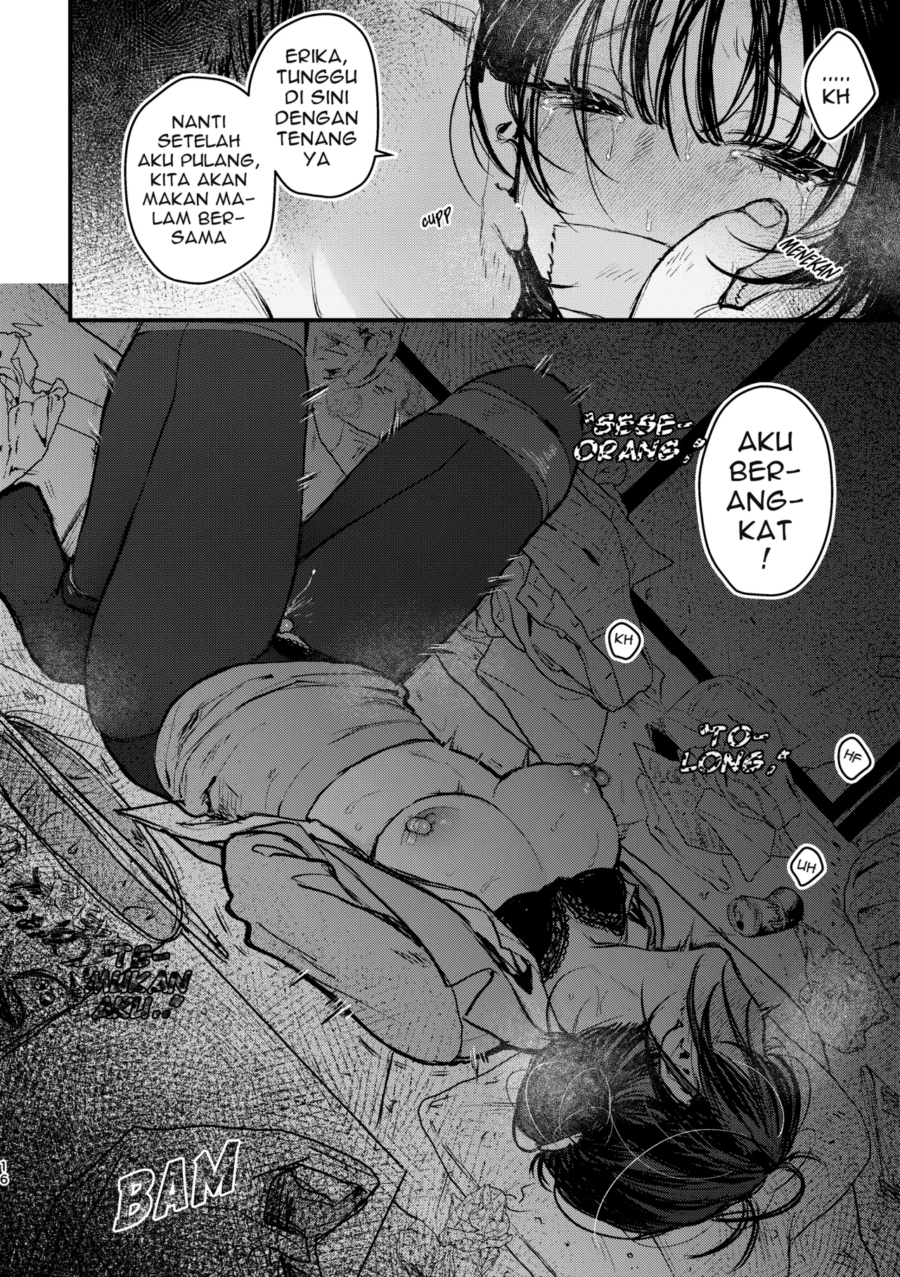 [Beans Mame (Mochiji)] Naraku no Hyouka Reitetsu OL Kankin Ryoujoku [Indonesian] [Digital] 이미지 번호 16