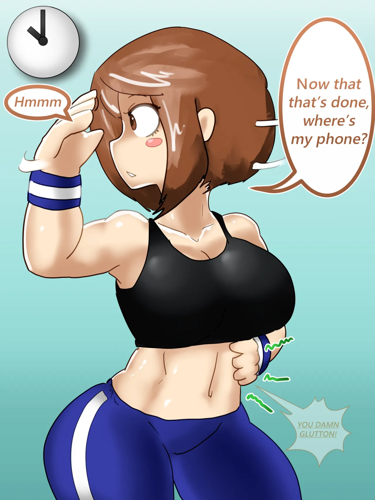 [Hughoftheskies] Ochako swallows Bakugo 画像番号 5