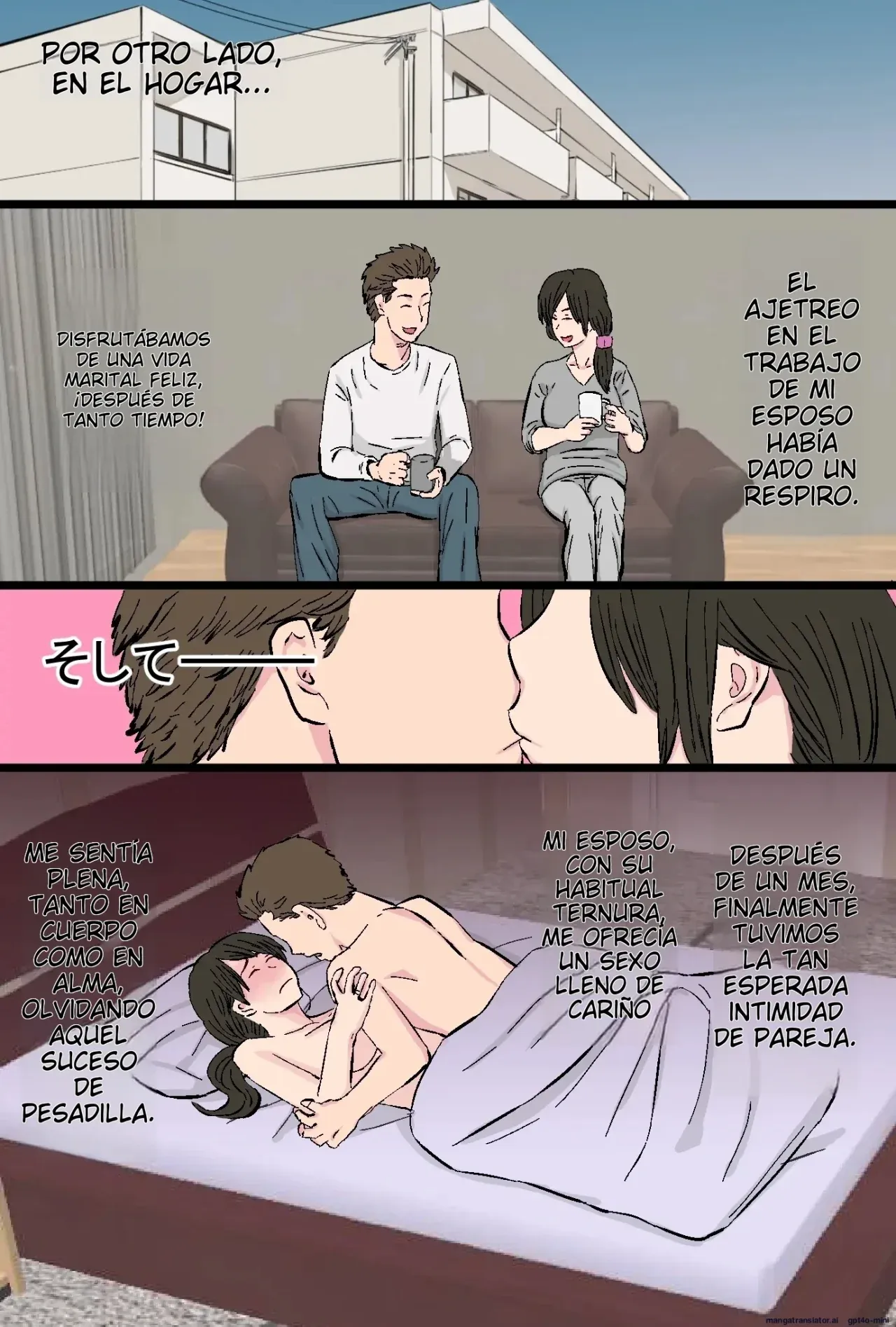 [Kintama Ookami] Senshokuzuma ~Jimi de Kyonyuu na Shufu ga Dosukebe Hihi Jijii no Iro ni Somaru made~ | Esposa Infiel 1 ~Cómo una Ama de Casa Sencilla y Voluptuosa se Convierte en una Mujer Lasciva~ [Spanish] [NTRForever] 画像番号 35