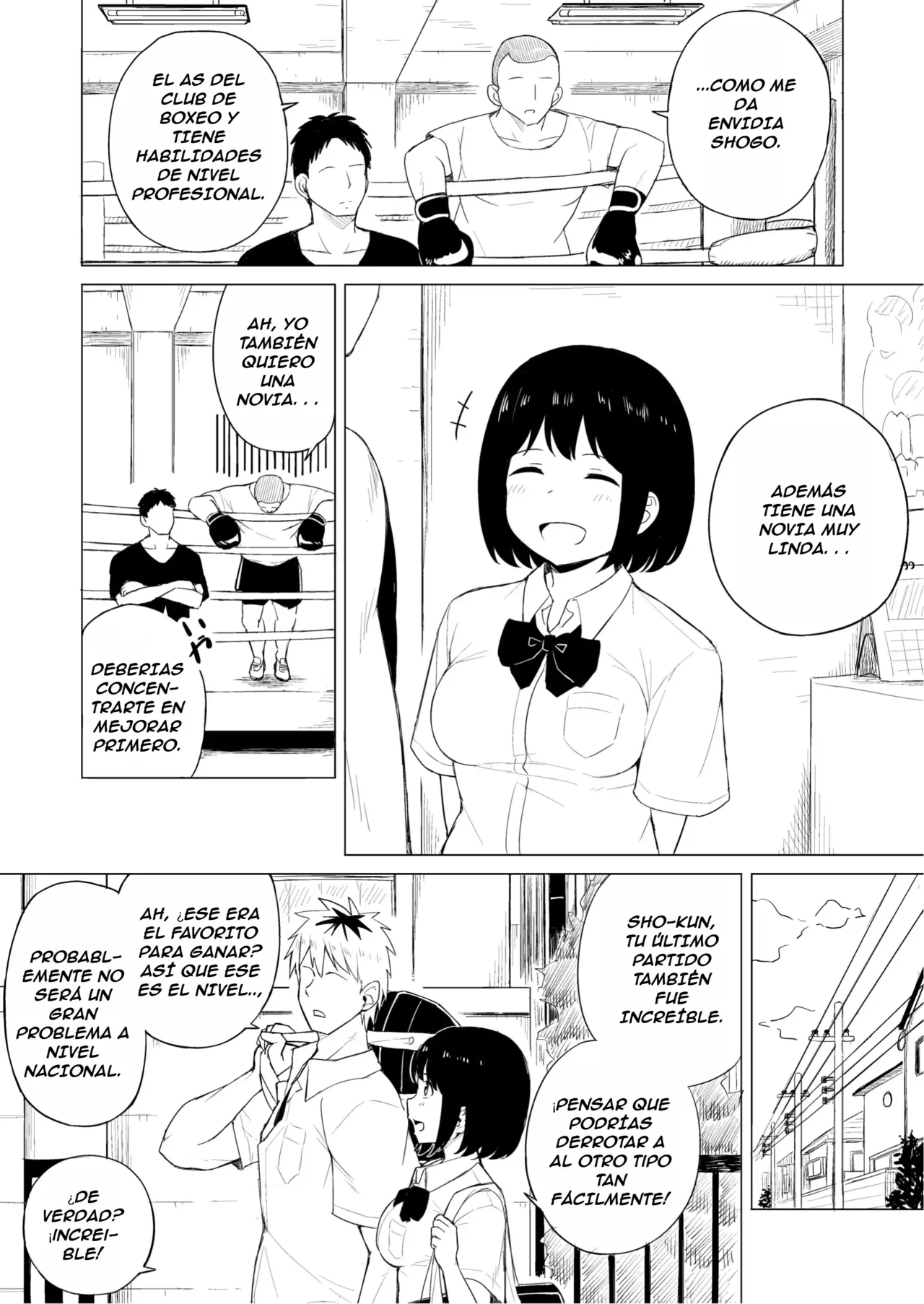 [Laby Meiro] Jakuniku Kyoushoku -Kareshi Yori Tsuyoi Osu- | Selección Natural -Un hombre más fuerte que su novio- [Spanish] [D-TRAD] 图片编号 3