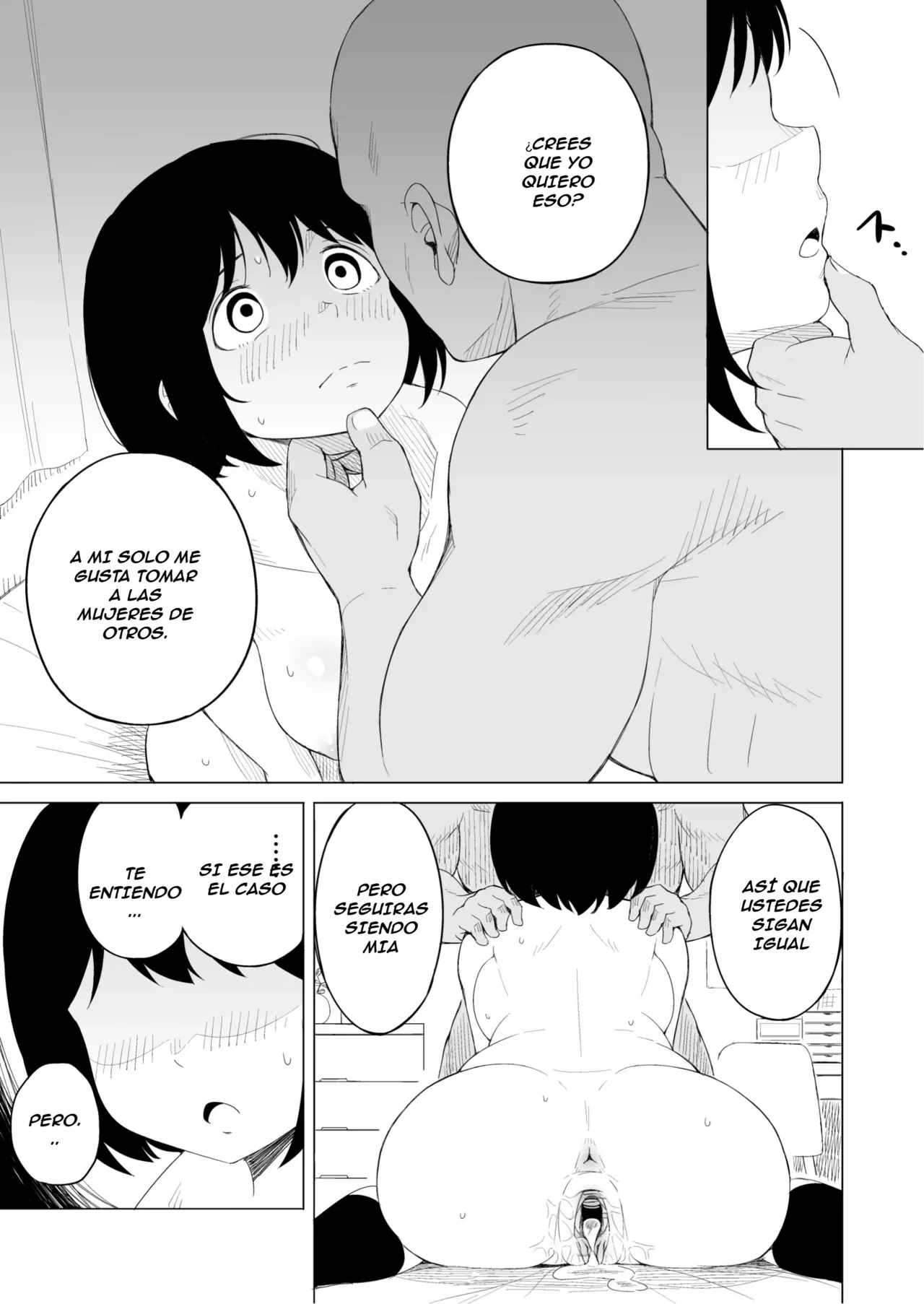 [Laby Meiro] Jakuniku Kyoushoku -Kareshi Yori Tsuyoi Osu- | Selección Natural -Un hombre más fuerte que su novio- [Spanish] [D-TRAD] 图片编号 36