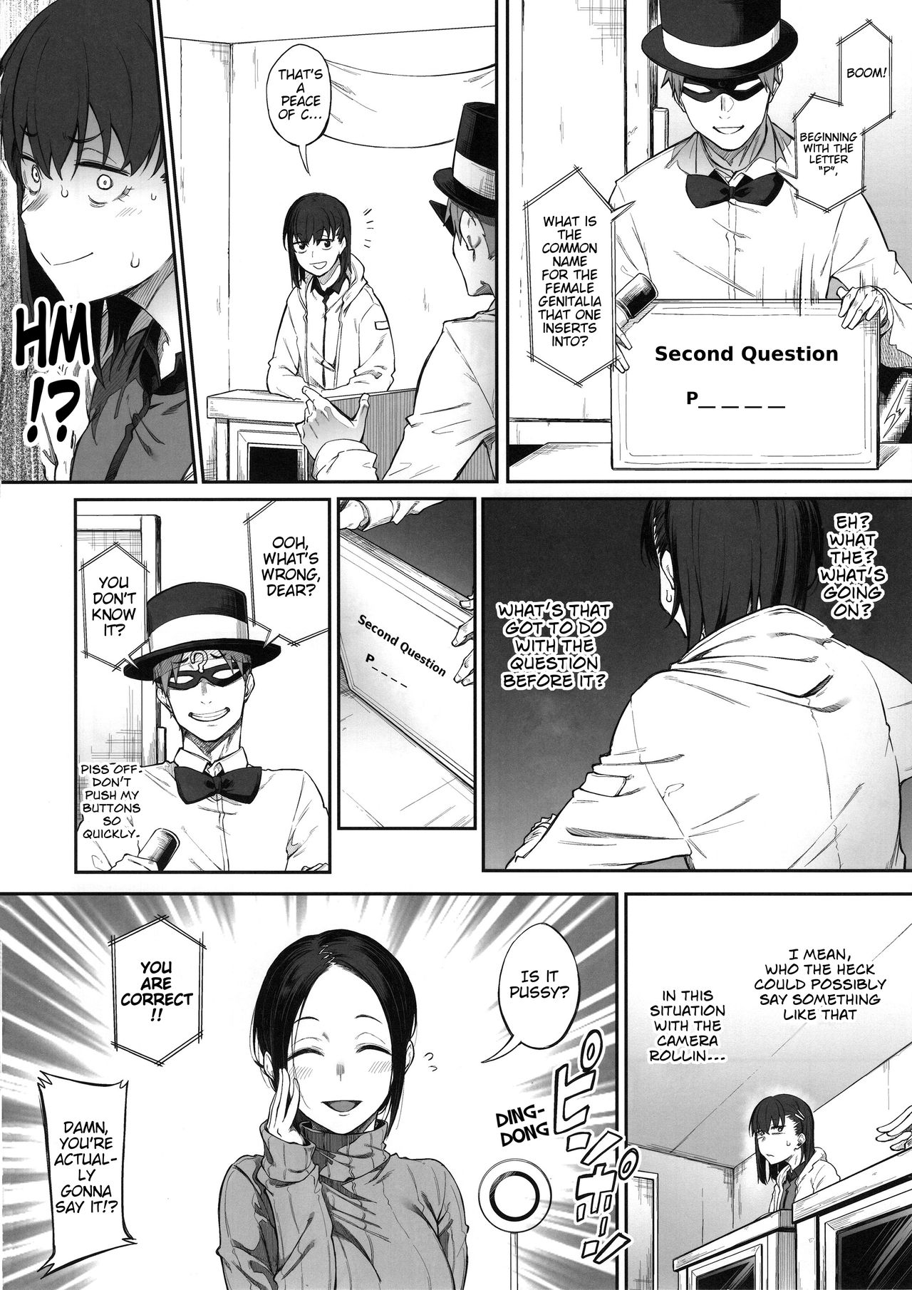 (C97) [Pikorin! (Spiritus Tarou)] Ero to Tsukkomi ~Ero Quiz Hen~ [English] [Nisor] 图片编号 9