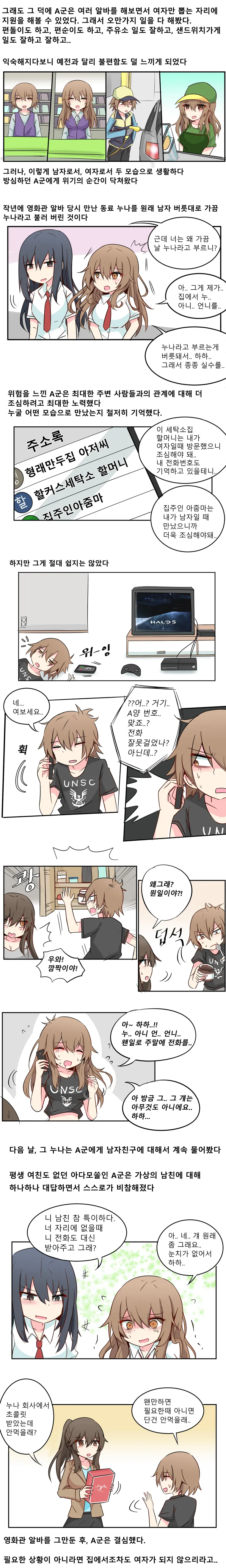 [TS 만화] 단걸 먹으면 여자가 되는 만화  [출처] [TS 만화] 단걸 먹으면 여자가 되는 만화|작성자 사이버데몬3 Bildnummer 3