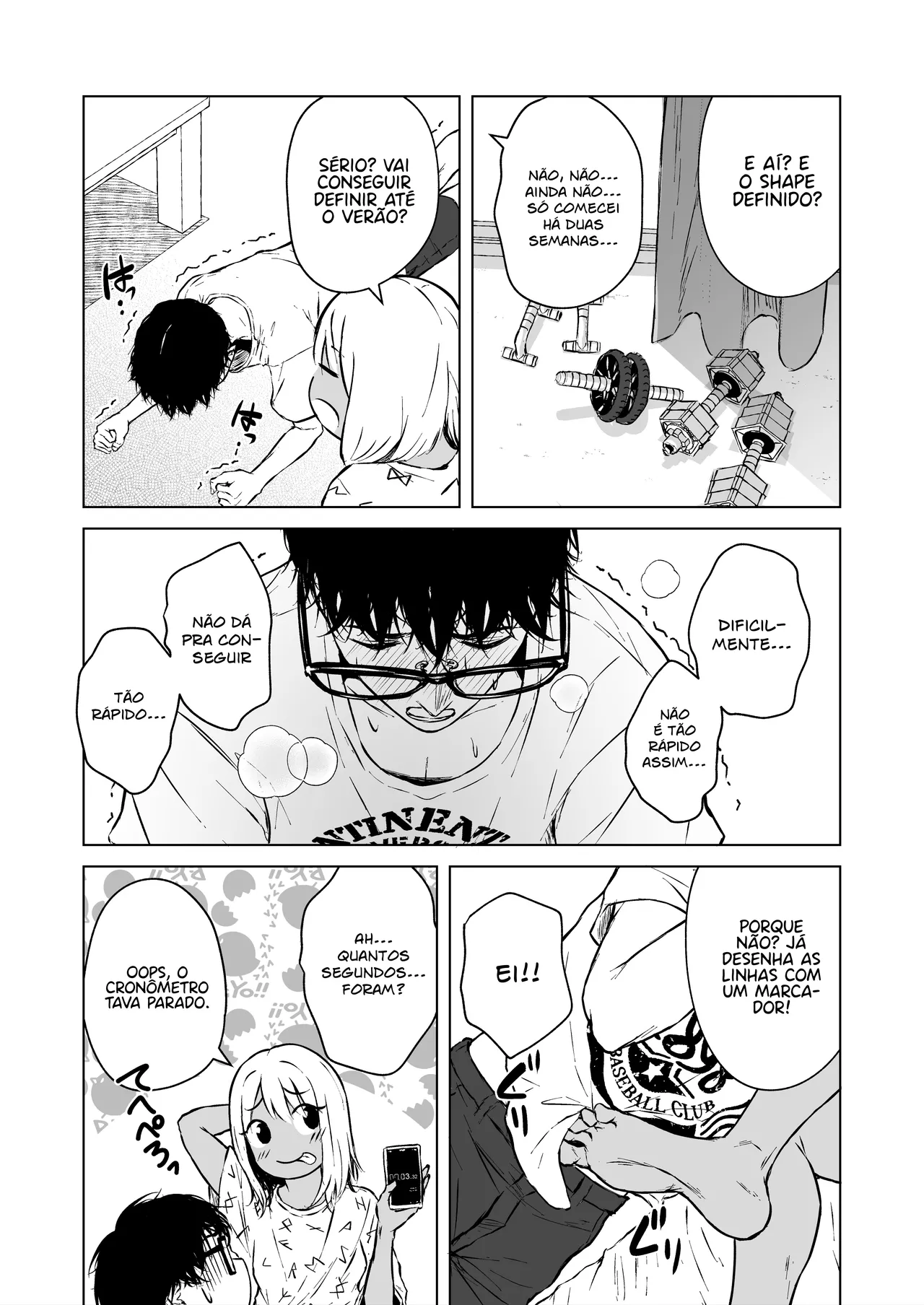 [Tamabian (Tamabi)] Gal to InCha no Natsuyasumi! [Portuguese-BR] [Digital] 이미지 번호 5