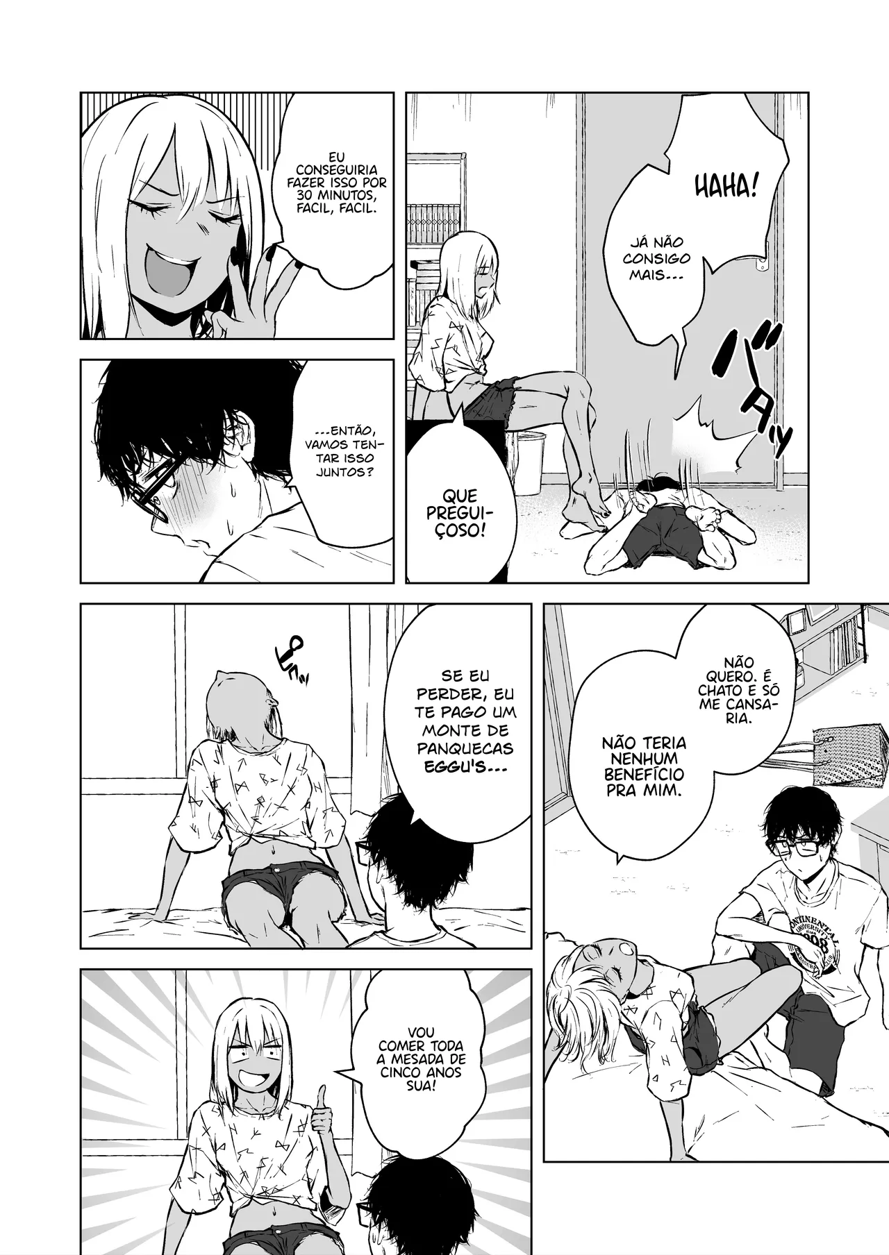 [Tamabian (Tamabi)] Gal to InCha no Natsuyasumi! [Portuguese-BR] [Digital] 이미지 번호 6