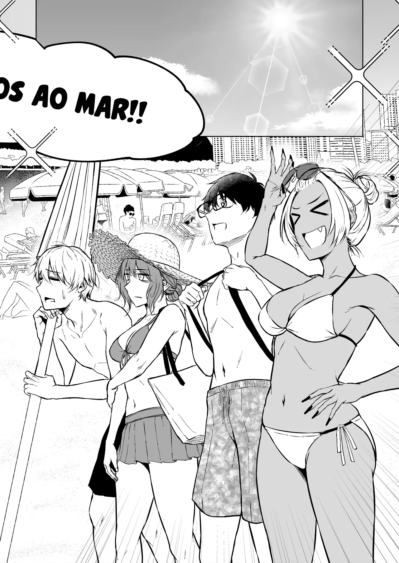 [Tamabian (Tamabi)] Gal to InCha no Natsuyasumi! [Portuguese-BR] [Digital] 이미지 번호 34