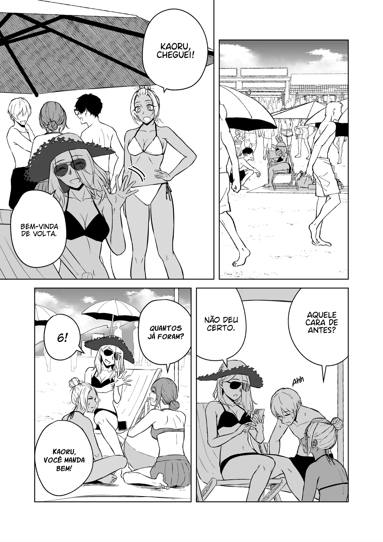 [Tamabian (Tamabi)] Gal to InCha no Natsuyasumi! [Portuguese-BR] [Digital] 이미지 번호 47