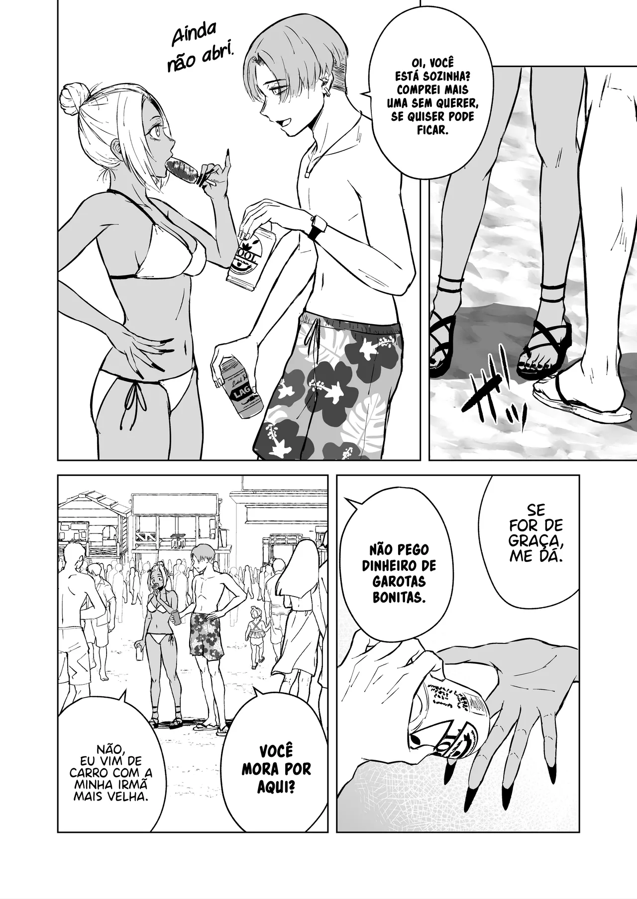 [Tamabian (Tamabi)] Gal to InCha no Natsuyasumi! [Portuguese-BR] [Digital] 이미지 번호 50