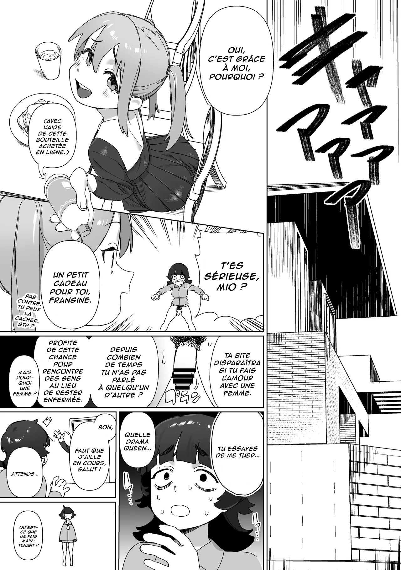 [Ekogi] Hikikomori no Ane ni Chinchin ga Haetara | Quand ma Soeur associable s'est fait pousser une bite [French] [Lopxi] 图片编号 4