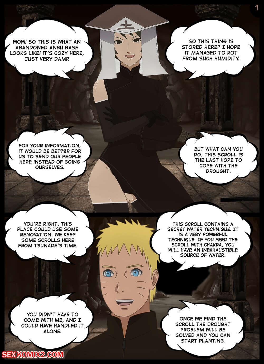 Naruto. An obscene offer. KristoLin for sexkomix2.com 2eme image