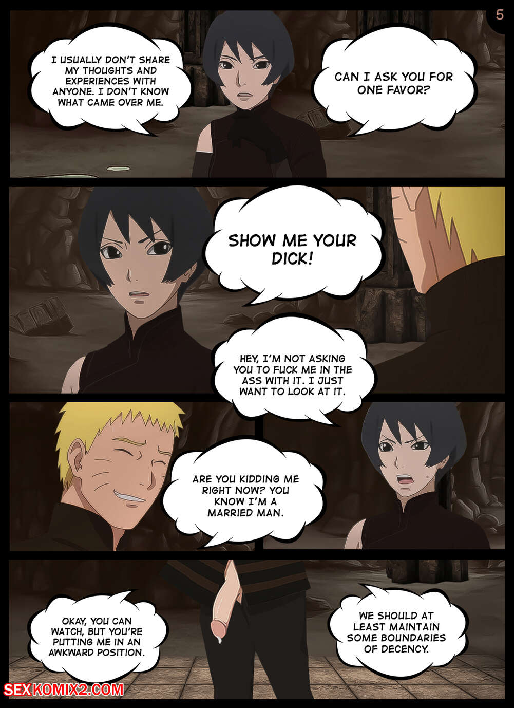 Naruto. An obscene offer. KristoLin for sexkomix2.com 6eme image