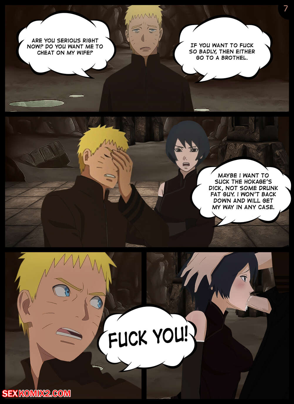 Naruto. An obscene offer. KristoLin for sexkomix2.com 8eme image