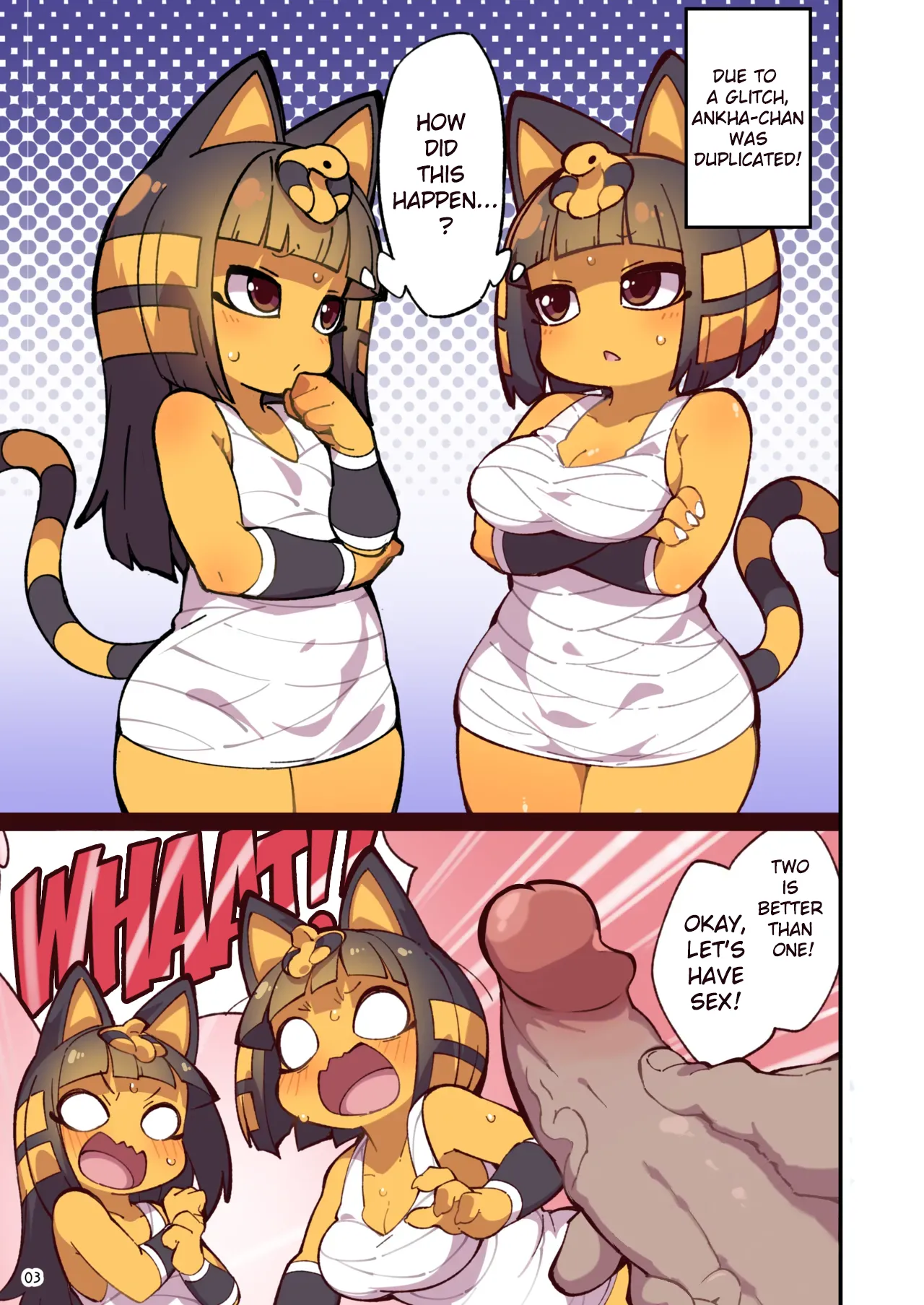 [Fukurou-ya (Fukurou)] A book about having sex with Ankha-chan in various outfits (Animal Crossing)[English][Decensored][Digital] изображение № 3