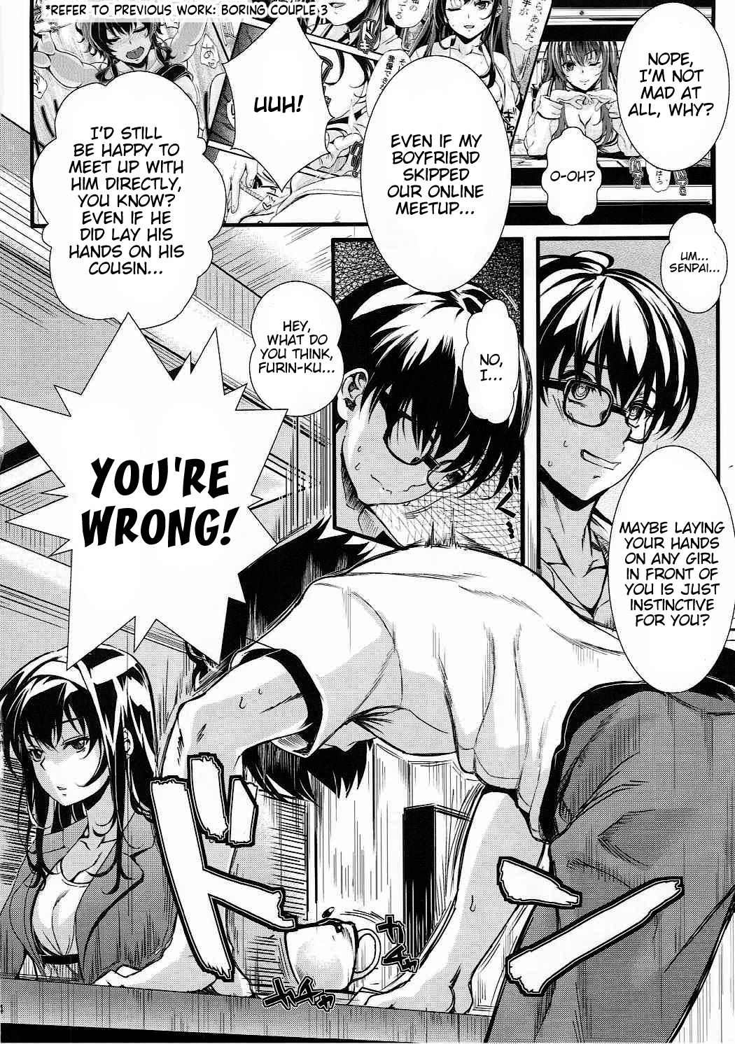 (C90) [Machida Cherry Boys (Kurosawa)] Saenai Futari no Itashikata 4 | How the Boring Couples Does It 4 (Saenai Heroine no Sodatekata) [English] [Food Court] Bildnummer 3