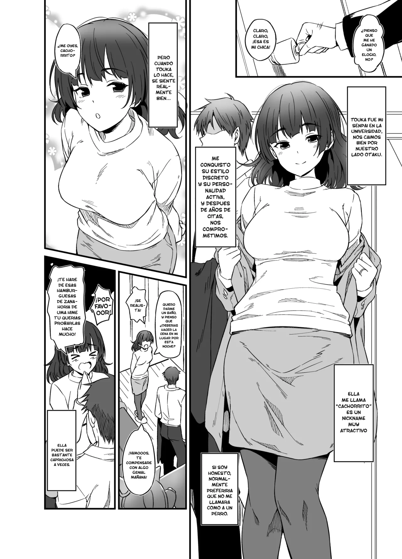 [AERODOG (inu)] Ore wa Yome ni Sakaraenai... Seiheki o Nigirareteiru | No Puedo Decirle No A Mi Esposa... ¡Ella Tiene El Control De Mis Bolas!  [Spanish] [El Pato Con Sombrero] [Digital] 5eme image