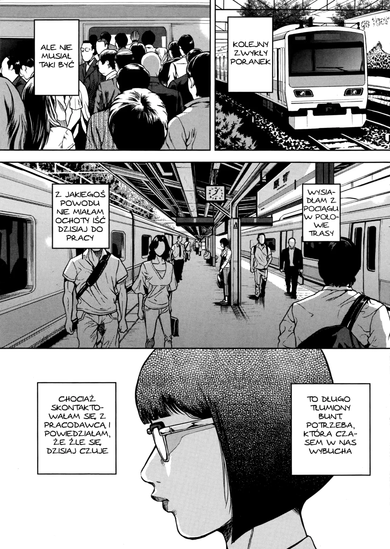 [Tabe Koji] Kamen no Inmu Ch. 1 | OL Pinky Life Ch. 1 | Róż życia pracownicy biurowej Ch. 1 (Action Pizazz Special 2014-11) [Polish] [D-xD] Bildnummer 7