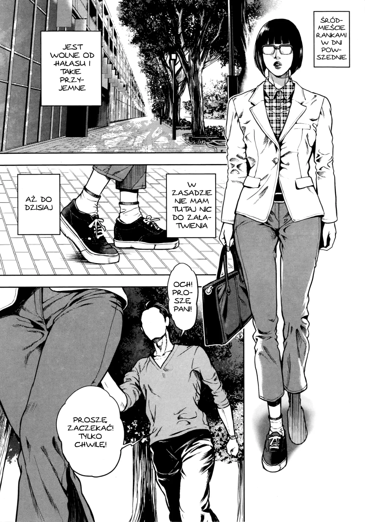 [Tabe Koji] Kamen no Inmu Ch. 1 | OL Pinky Life Ch. 1 | Róż życia pracownicy biurowej Ch. 1 (Action Pizazz Special 2014-11) [Polish] [D-xD] Bildnummer 8