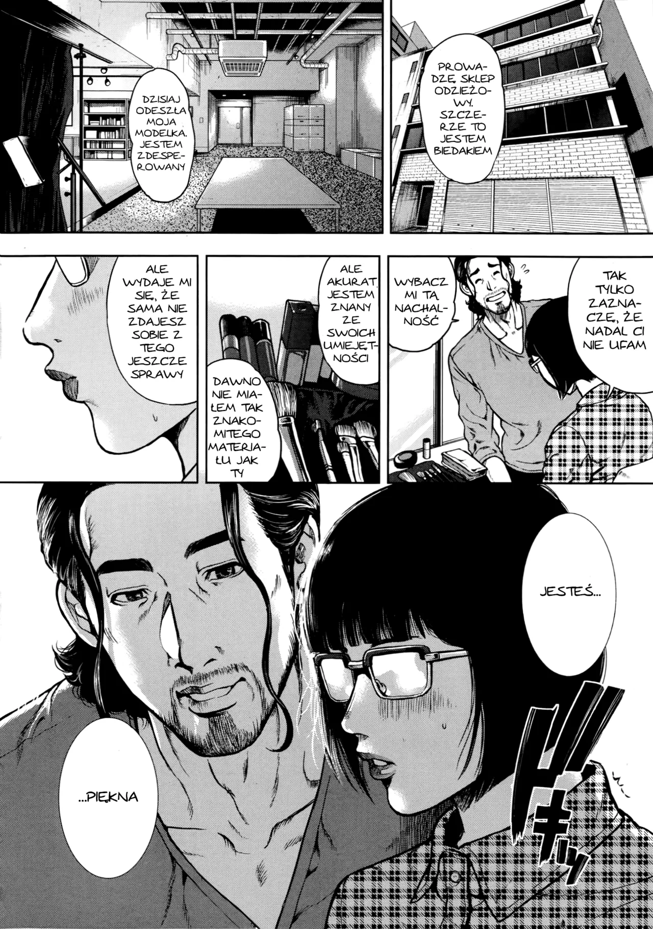 [Tabe Koji] Kamen no Inmu Ch. 1 | OL Pinky Life Ch. 1 | Róż życia pracownicy biurowej Ch. 1 (Action Pizazz Special 2014-11) [Polish] [D-xD] Bildnummer 10