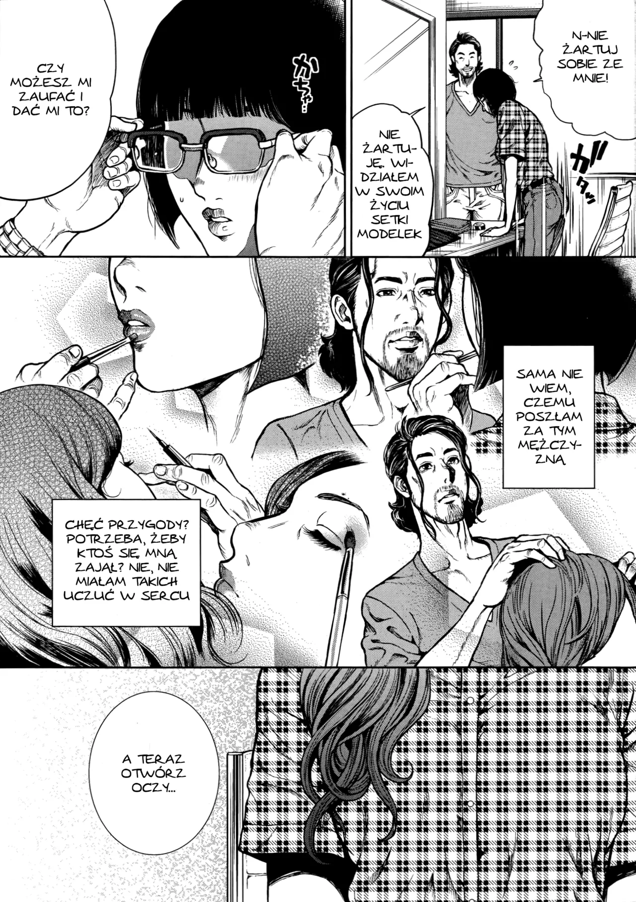 [Tabe Koji] Kamen no Inmu Ch. 1 | OL Pinky Life Ch. 1 | Róż życia pracownicy biurowej Ch. 1 (Action Pizazz Special 2014-11) [Polish] [D-xD] Bildnummer 11