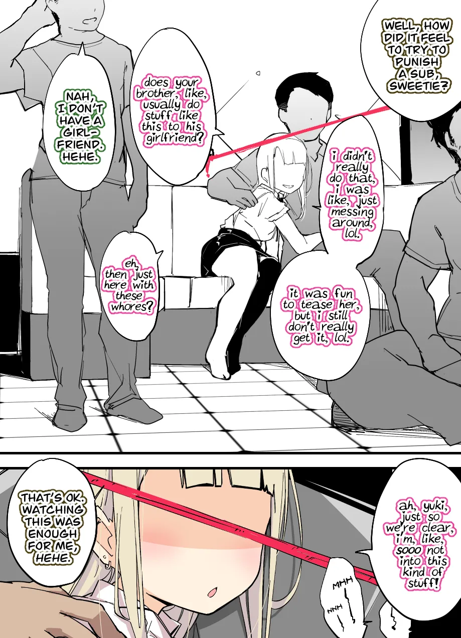 [ura_macoto] Subbing in (Masochist public crotch rope punishment) [English] image number 32