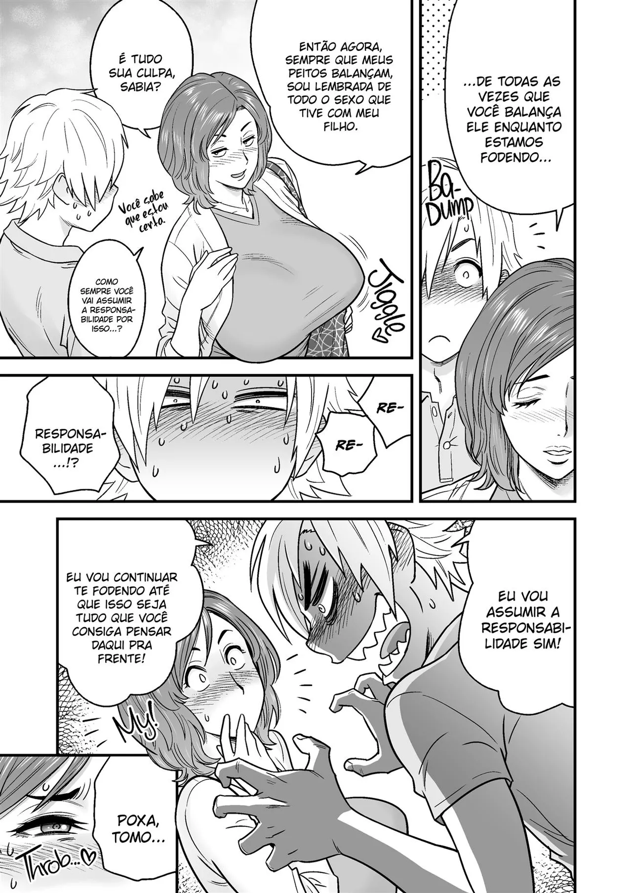 [Re-Fire (Tatsunami Youtoku)] Kayoizu Mama + Mata Kichatta [Portuguese-BR] [Hentaikai.com] Bildnummer 63