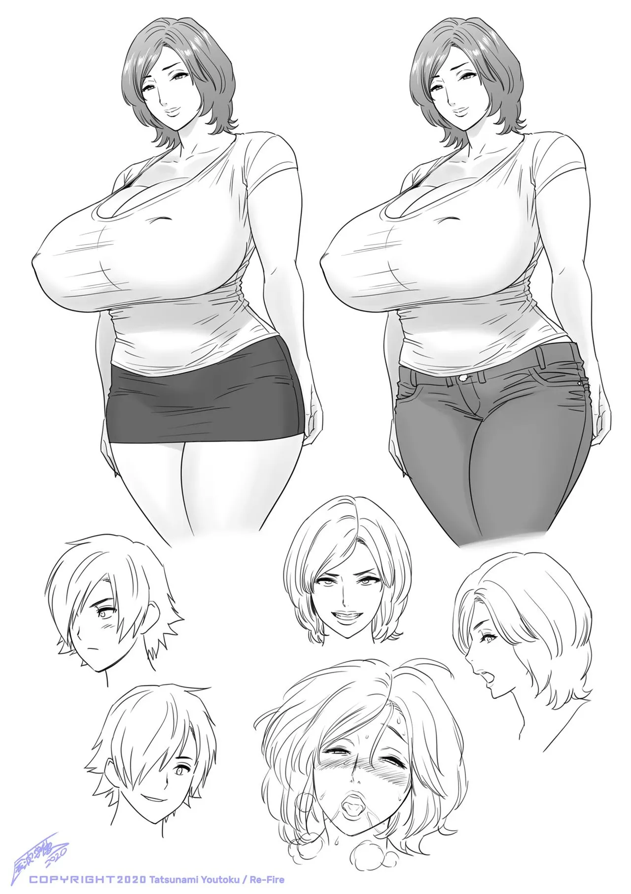 [Re-Fire (Tatsunami Youtoku)] Kayoizu Mama + Mata Kichatta [Portuguese-BR] [Hentaikai.com] Bildnummer 65