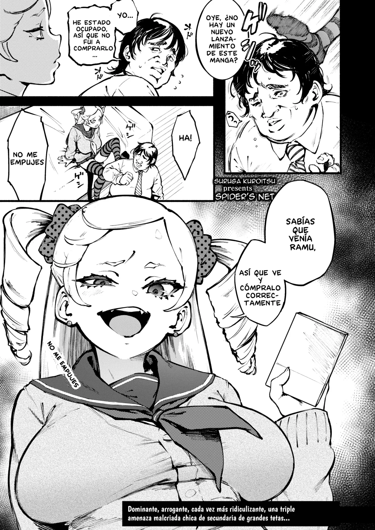 [Suruga Kuroitsu] Kumo no I  Spider's Net (COMIC AOHA 2021 Haru) [Spanish] 이미지 번호 1