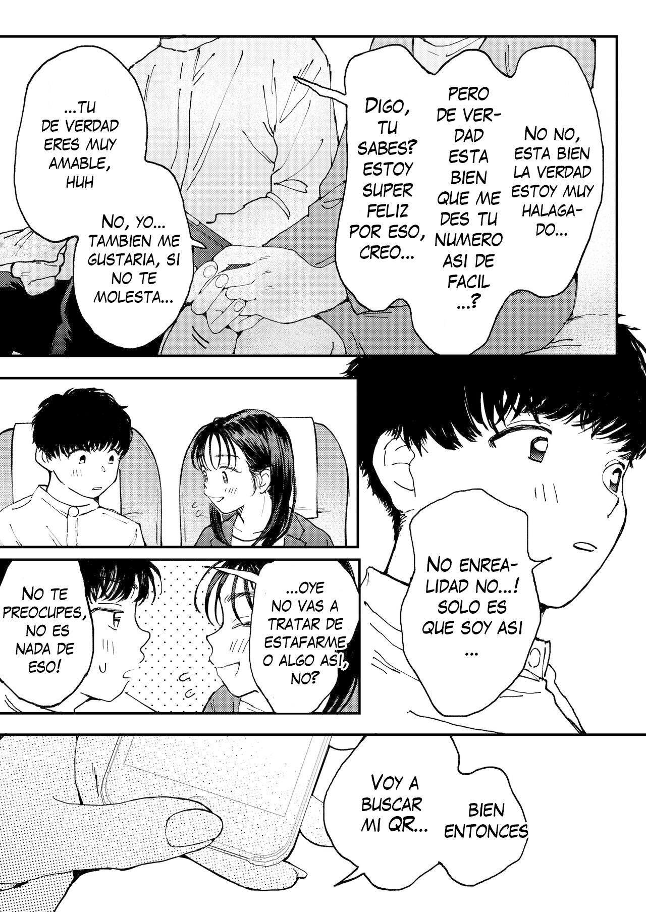 [Denbu Momo] Muramura OL-san wa Hikouki no Naka demo Seiyoku o Mitashitai | La Calenturienta Onee-san Incluso en un Avión Quiere Satisfacer sus Deseos Sexuales [Spanish] [Me Banearon x P3NDEJ0] [Digital] 图片编号 10