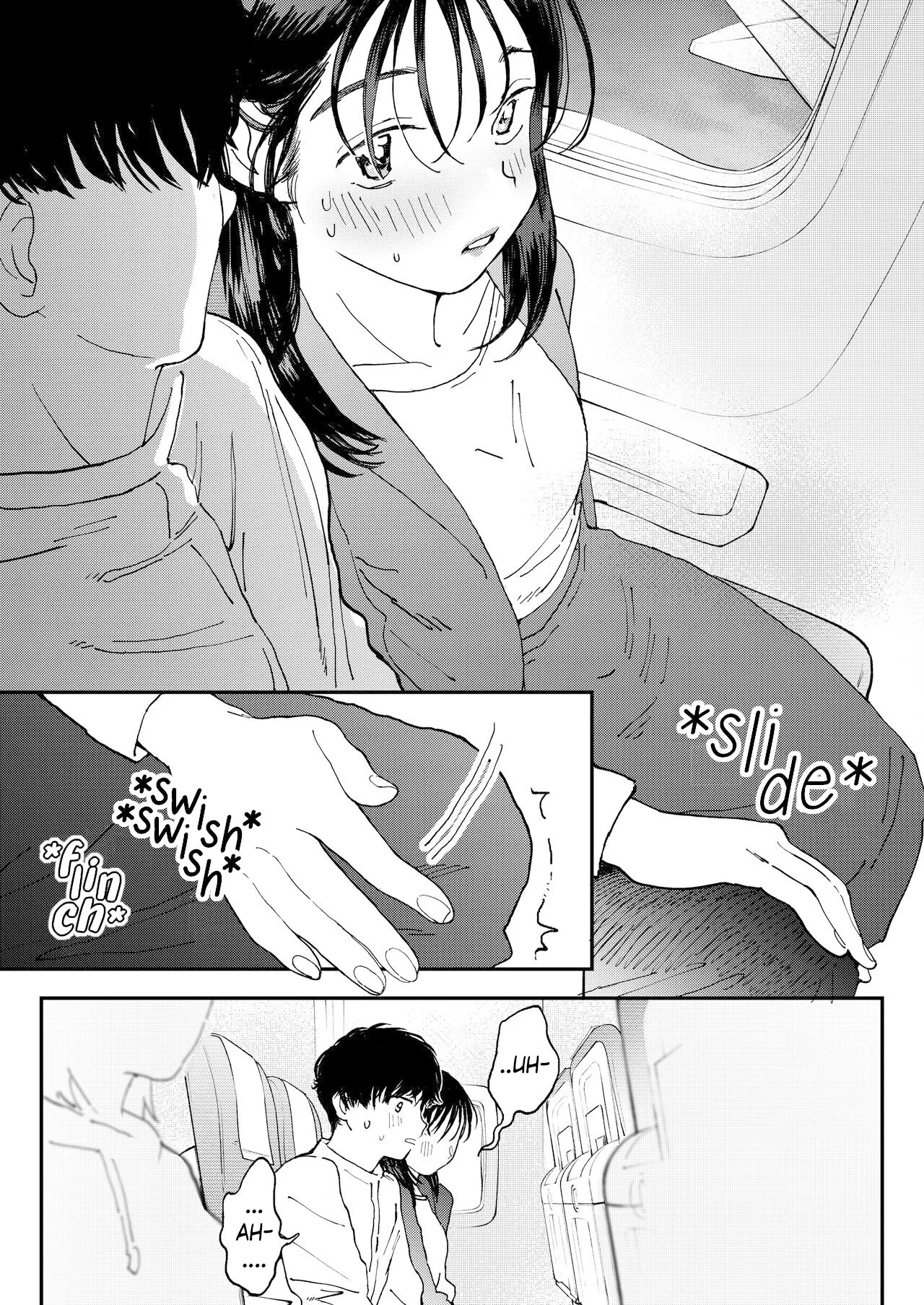 [Denbu Momo] Muramura OL-san wa Hikouki no Naka demo Seiyoku o Mitashitai | La Calenturienta Onee-san Incluso en un Avión Quiere Satisfacer sus Deseos Sexuales [Spanish] [Me Banearon x P3NDEJ0] [Digital] 图片编号 14