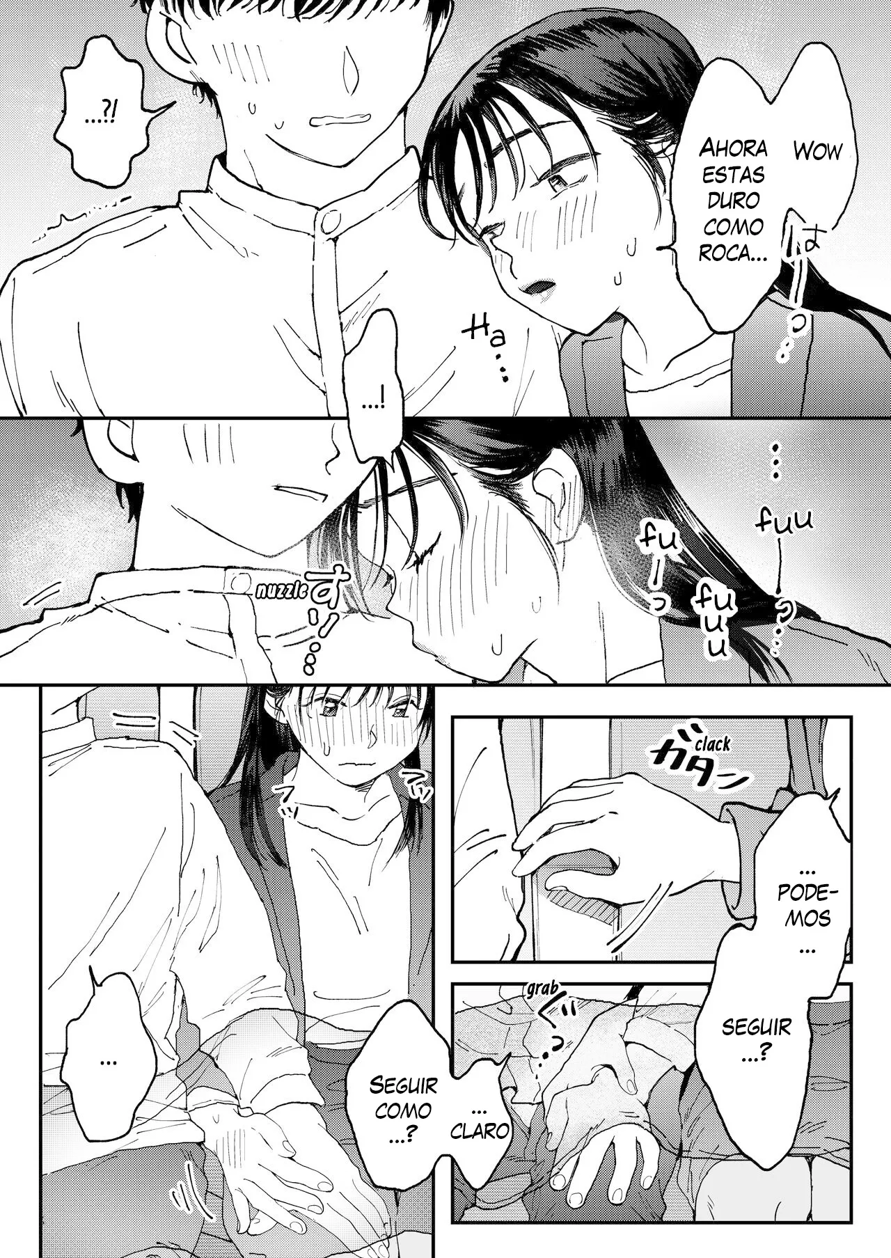 [Denbu Momo] Muramura OL-san wa Hikouki no Naka demo Seiyoku o Mitashitai | La Calenturienta Onee-san Incluso en un Avión Quiere Satisfacer sus Deseos Sexuales [Spanish] [Me Banearon x P3NDEJ0] [Digital] 图片编号 19