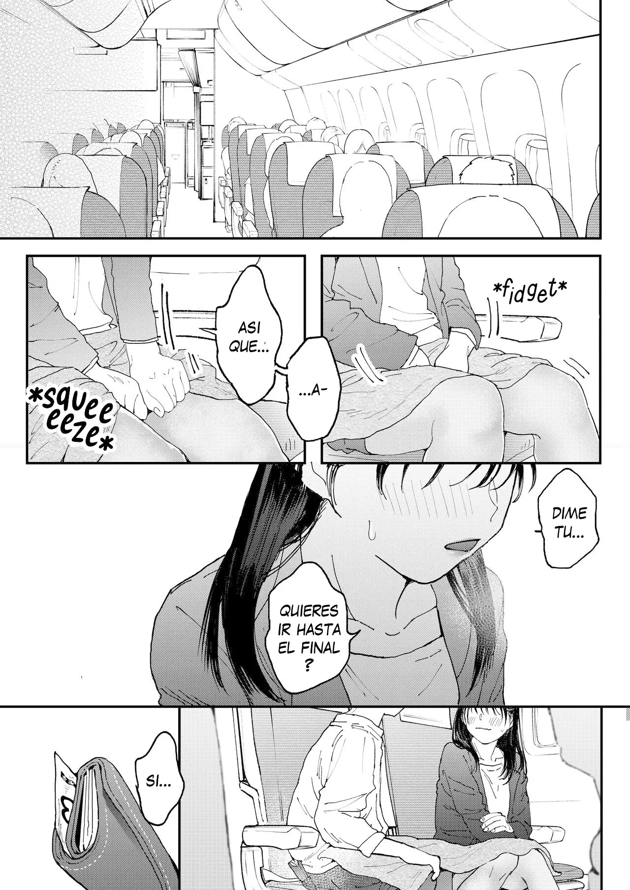 [Denbu Momo] Muramura OL-san wa Hikouki no Naka demo Seiyoku o Mitashitai | La Calenturienta Onee-san Incluso en un Avión Quiere Satisfacer sus Deseos Sexuales [Spanish] [Me Banearon x P3NDEJ0] [Digital] 图片编号 24