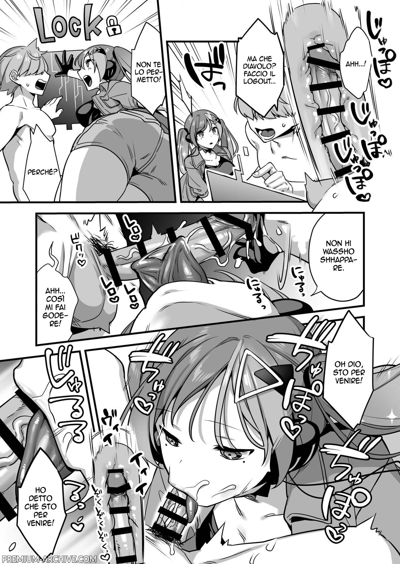 [U-RaL (Yamanashi Yuuya)] Ero Manga AI no Gyakushuu ~Jinrui Wakarase Gyaku Rape~ | La Diffamazione delle AI [Italian] image number 13