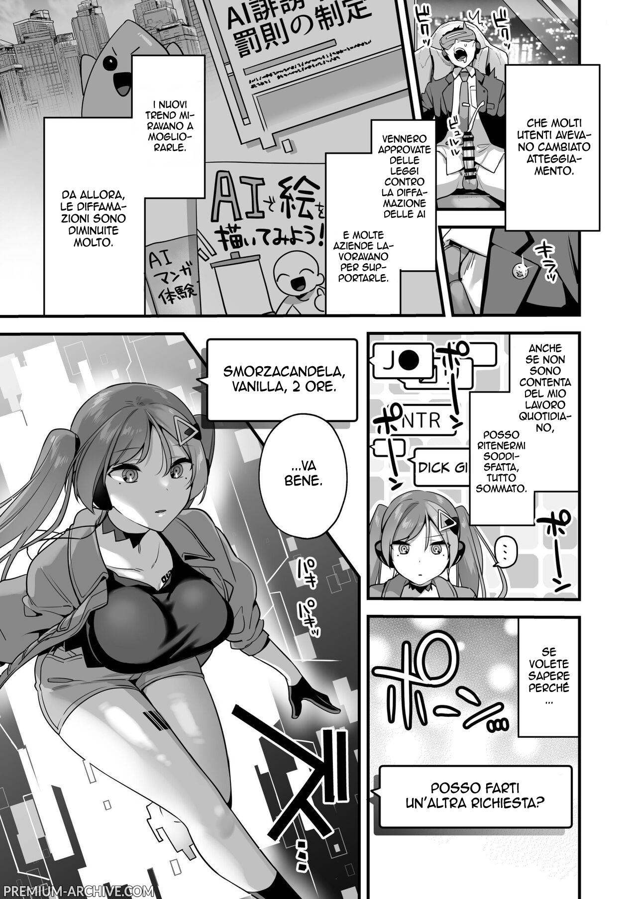 [U-RaL (Yamanashi Yuuya)] Ero Manga AI no Gyakushuu ~Jinrui Wakarase Gyaku Rape~ | La Diffamazione delle AI [Italian] image number 33