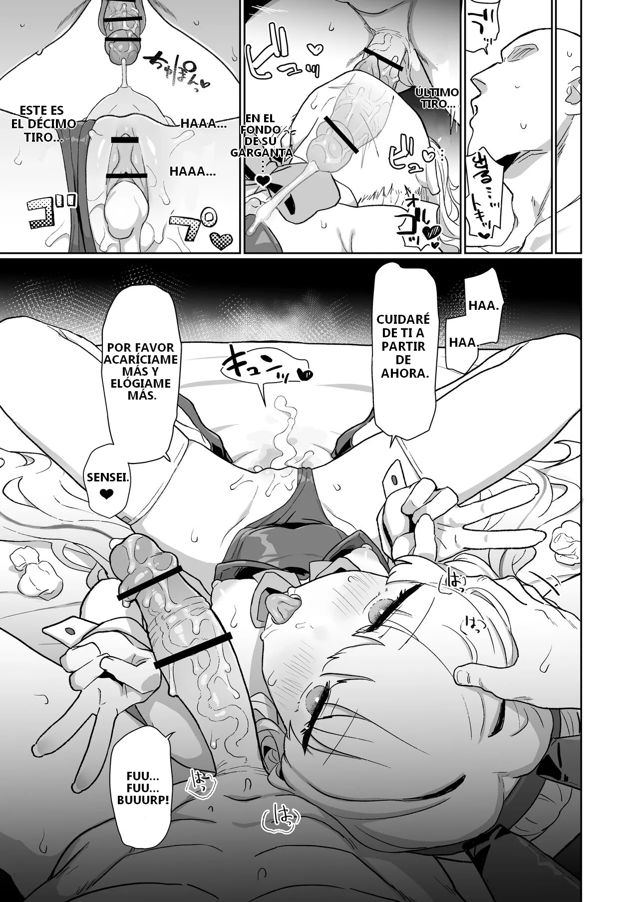 [Ballistic onahole (Б)] Dokidoki Toki★Meki Maid Kiss (Blue Archive) [Spanish] [KSKTRAUDTOR] [Digital] 图片编号 28