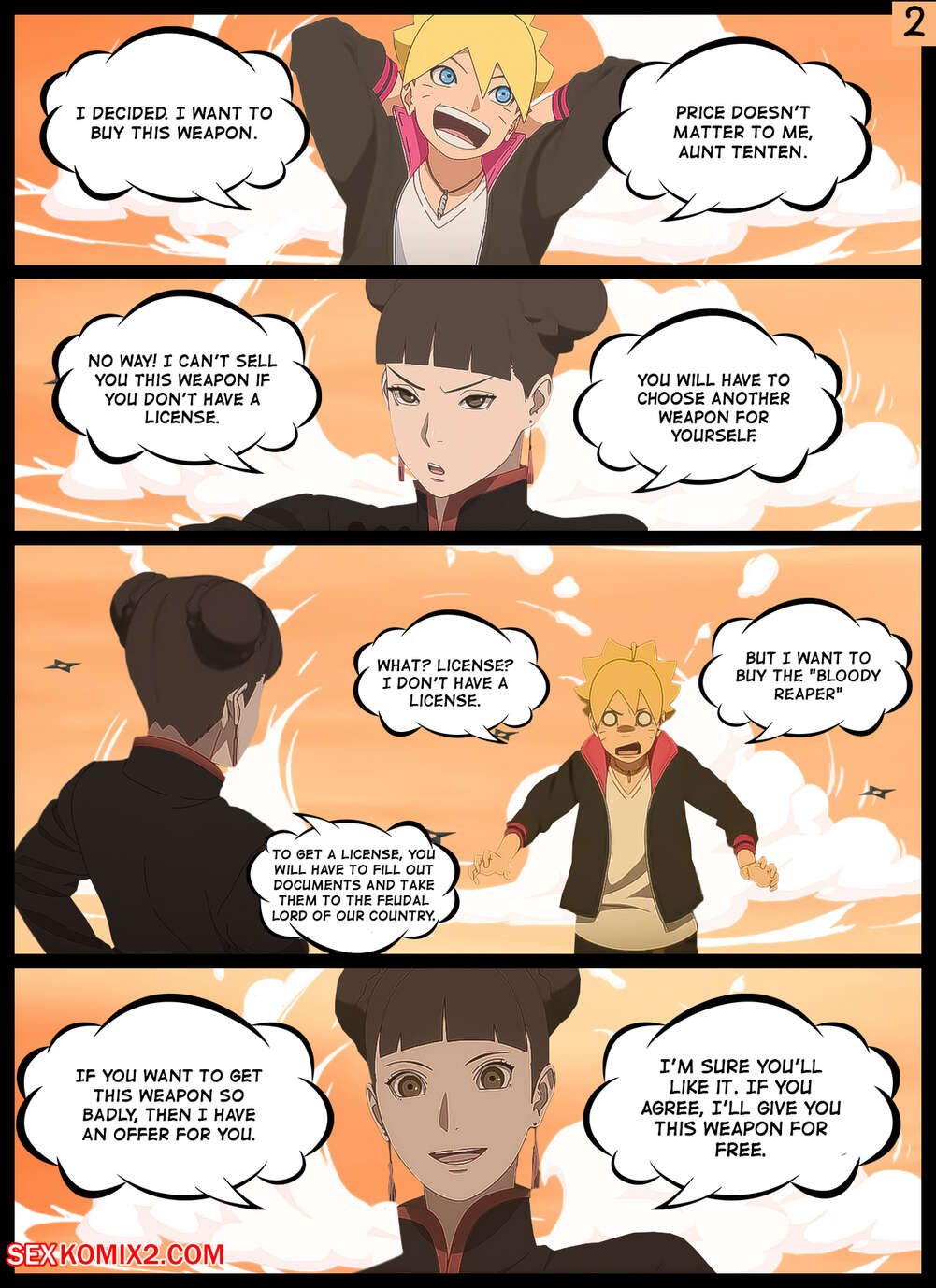 Naruto. Fully armed. KristoLin for sexkomix2.com imagen número 3