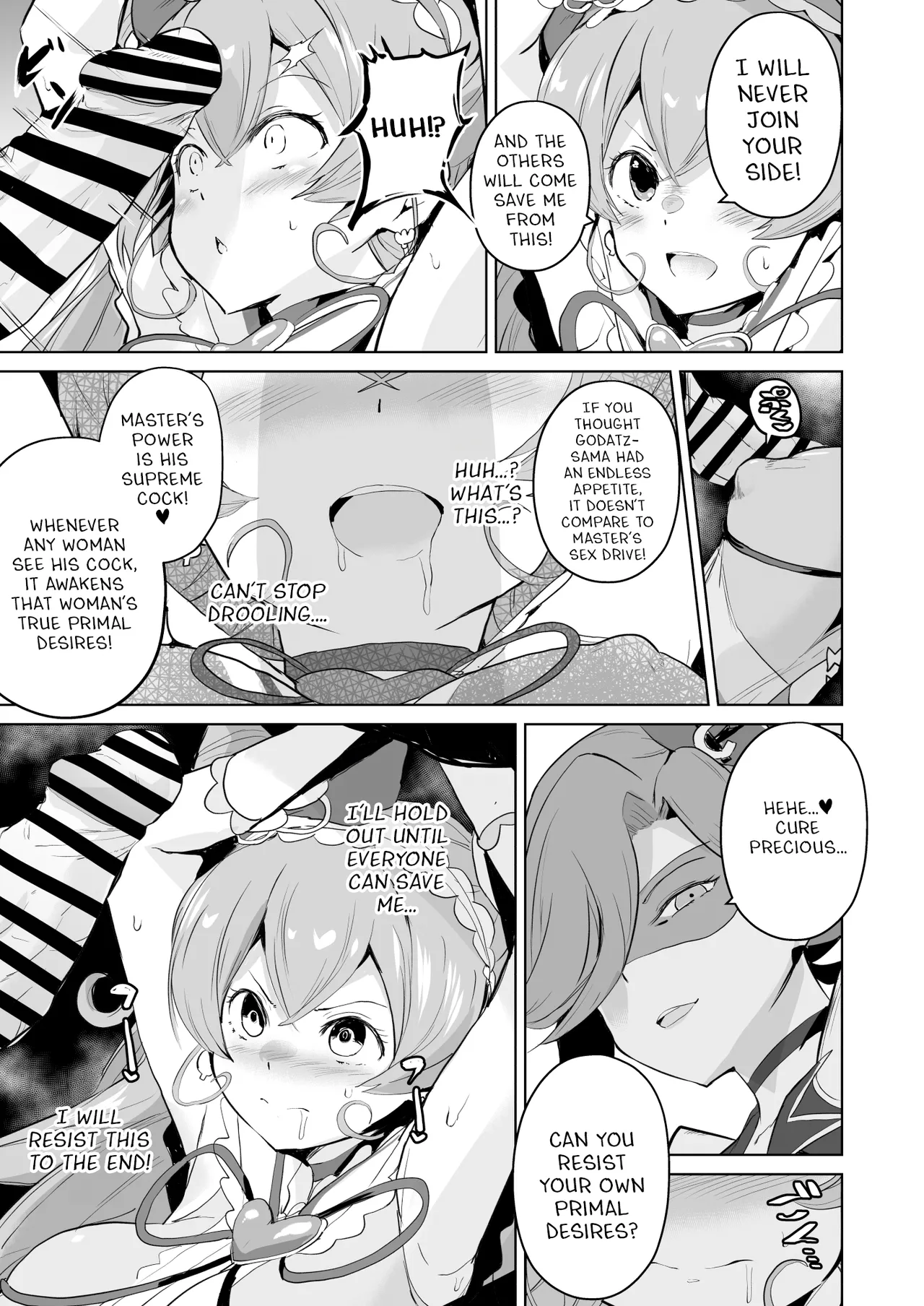 [aheazif (Sanatuki)] Delipako Party Butacure (Delicious Party Precure) [English] [Digital] Bildnummer 4