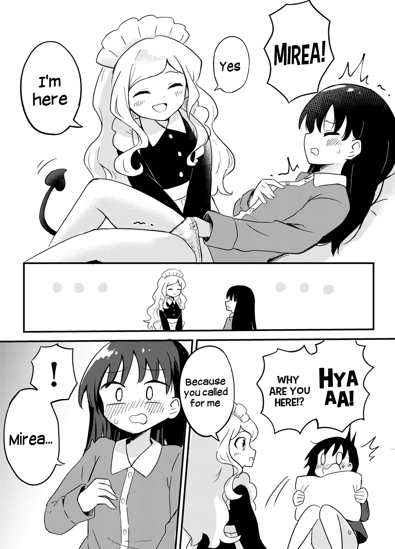 [Senten] Yuri Succu Maid no Amaama Gohoushi | The Yuri Succubus Maid's Sweet Service [English] [Hikari no Kaze] numero di immagine  8