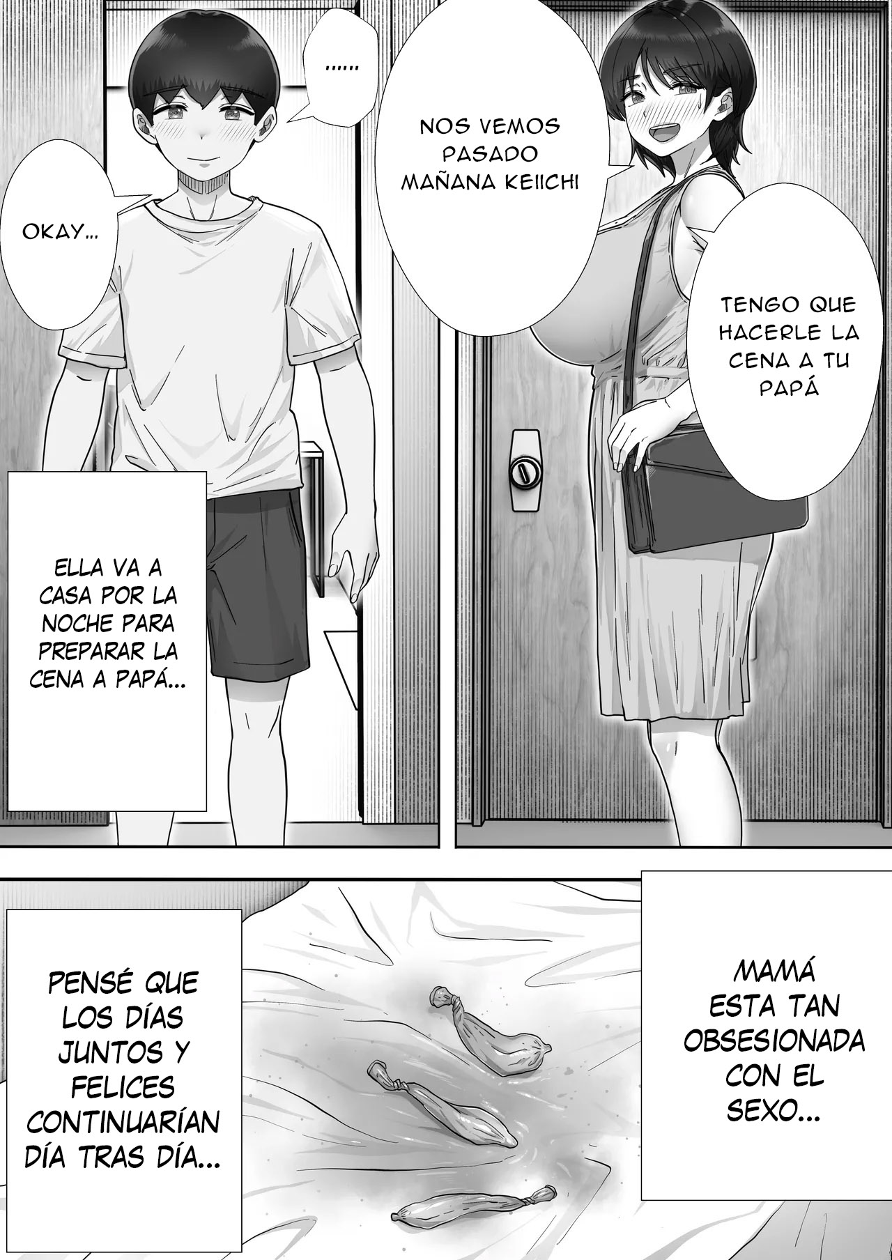 [Tarobaumu] DeliHeal Kaa-chan 3 ~Daisukina Kaa-chan to Yari Makuri Handousei Sei Katsu~ | DeliHeal Kaa-chan 3 ~Teniendo Sexo con mi Madre y Nuestra Vida de Convivencia a Medias~ [Spanish] [New Scan Doujin] [Digital] numero di immagine  19